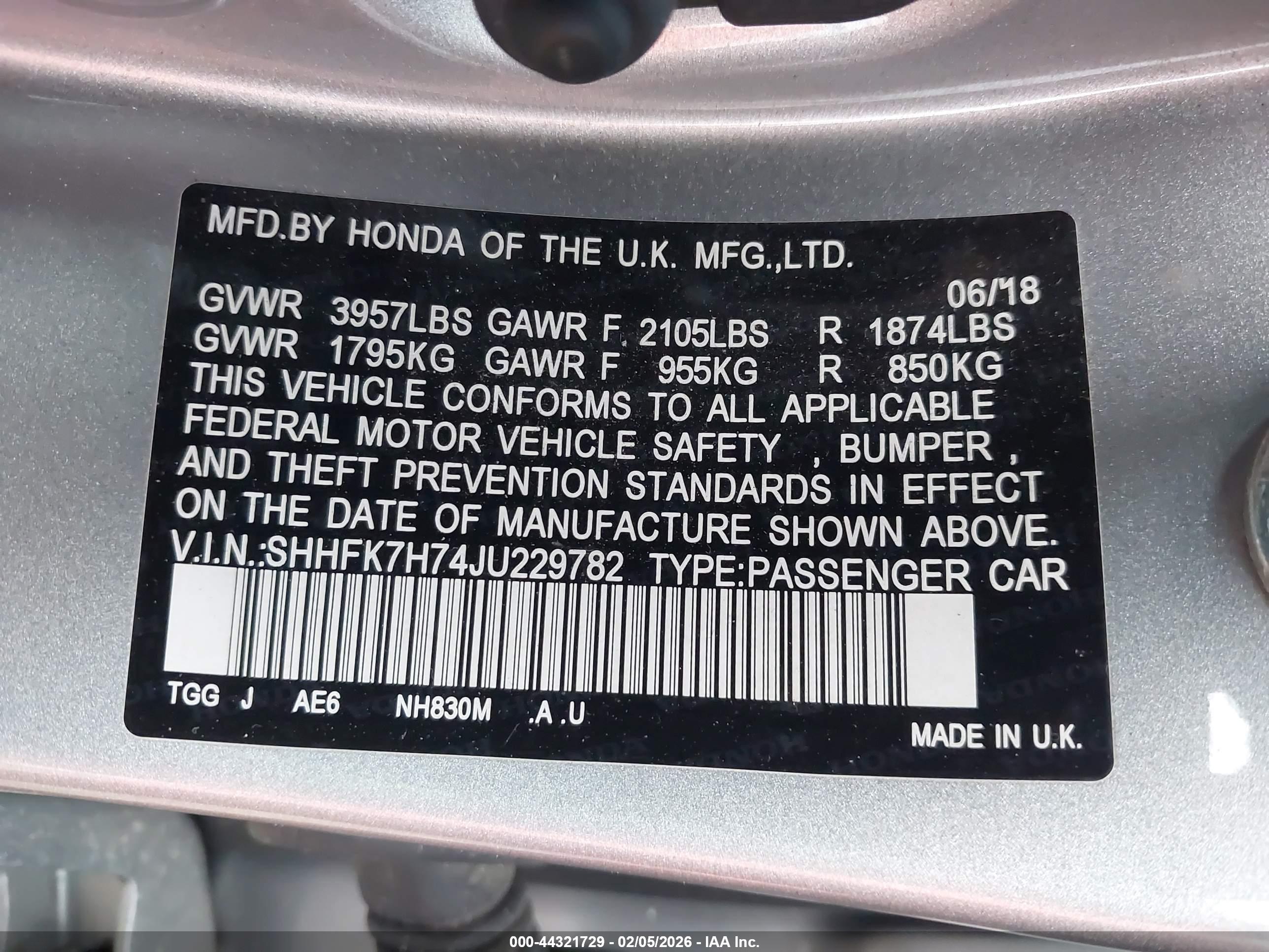 HONDA CIVIC image 9