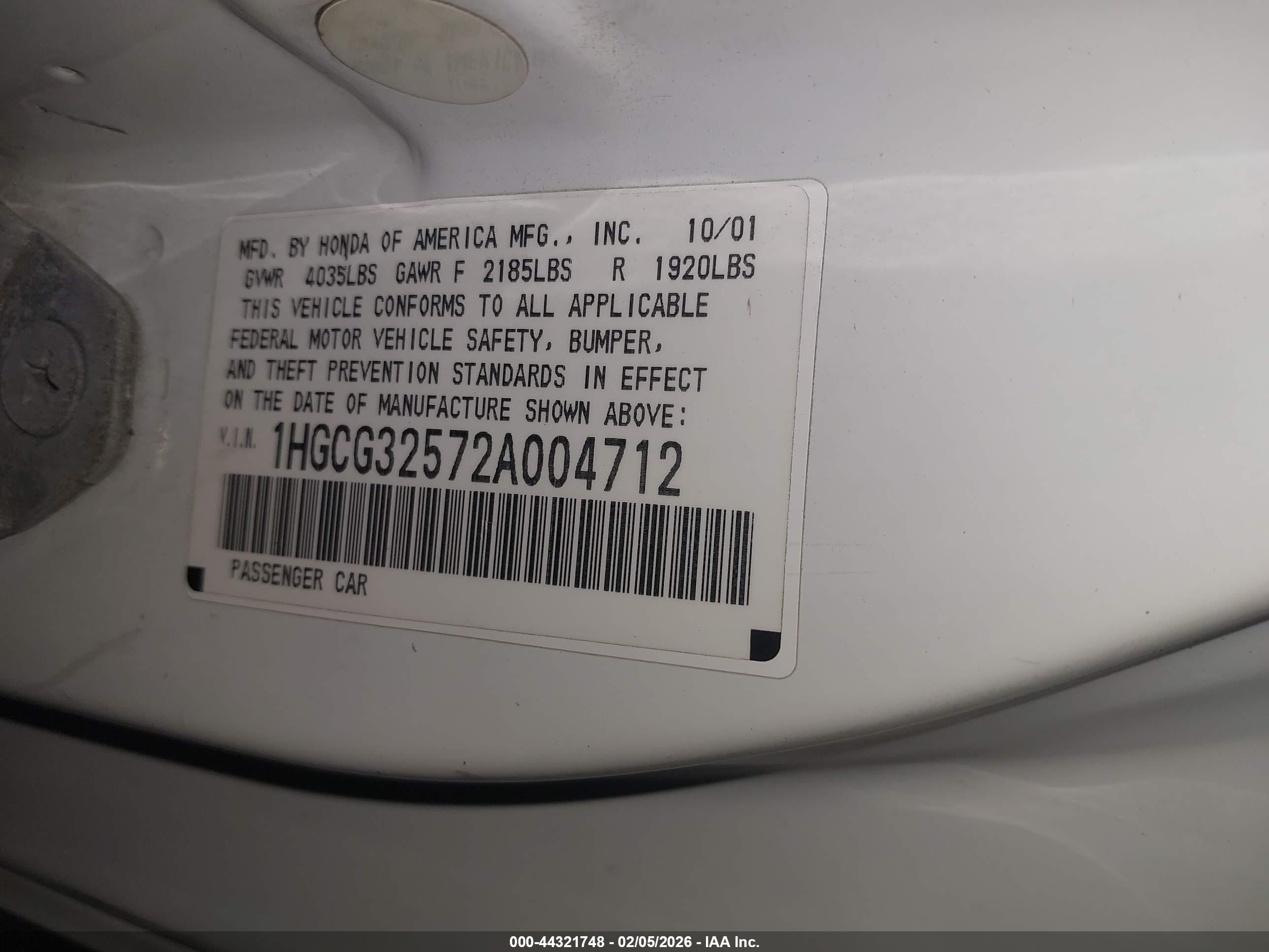 HONDA ACCORD image 9