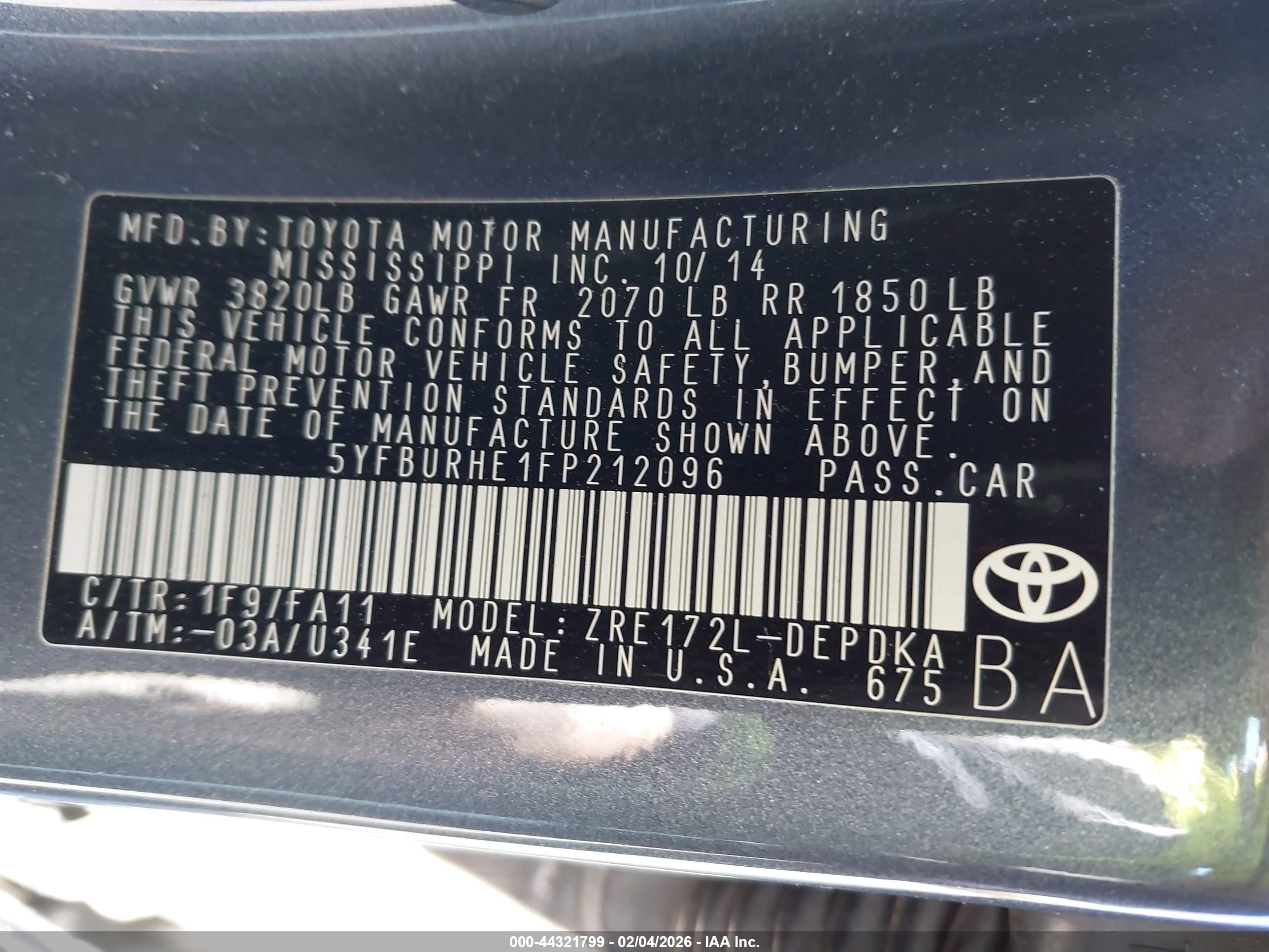 TOYOTA COROLLA image 9