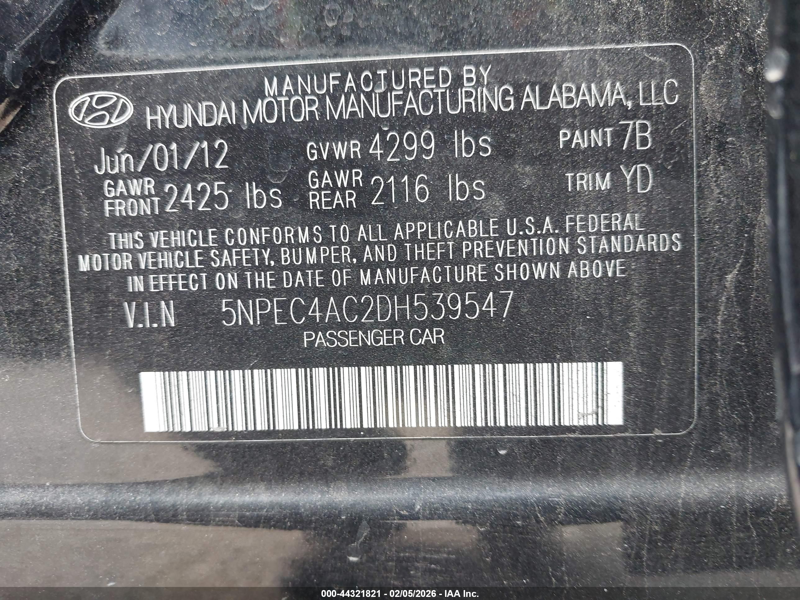 HYUNDAI SONATA image 9