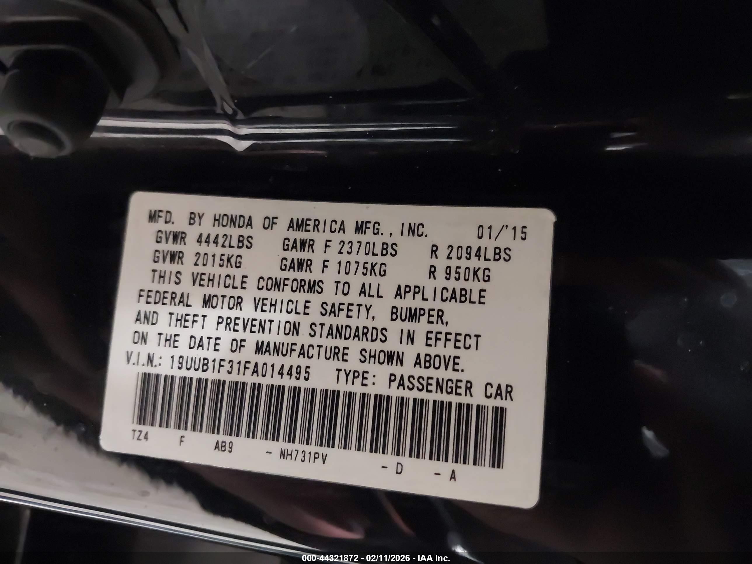 ACURA TLX image 9