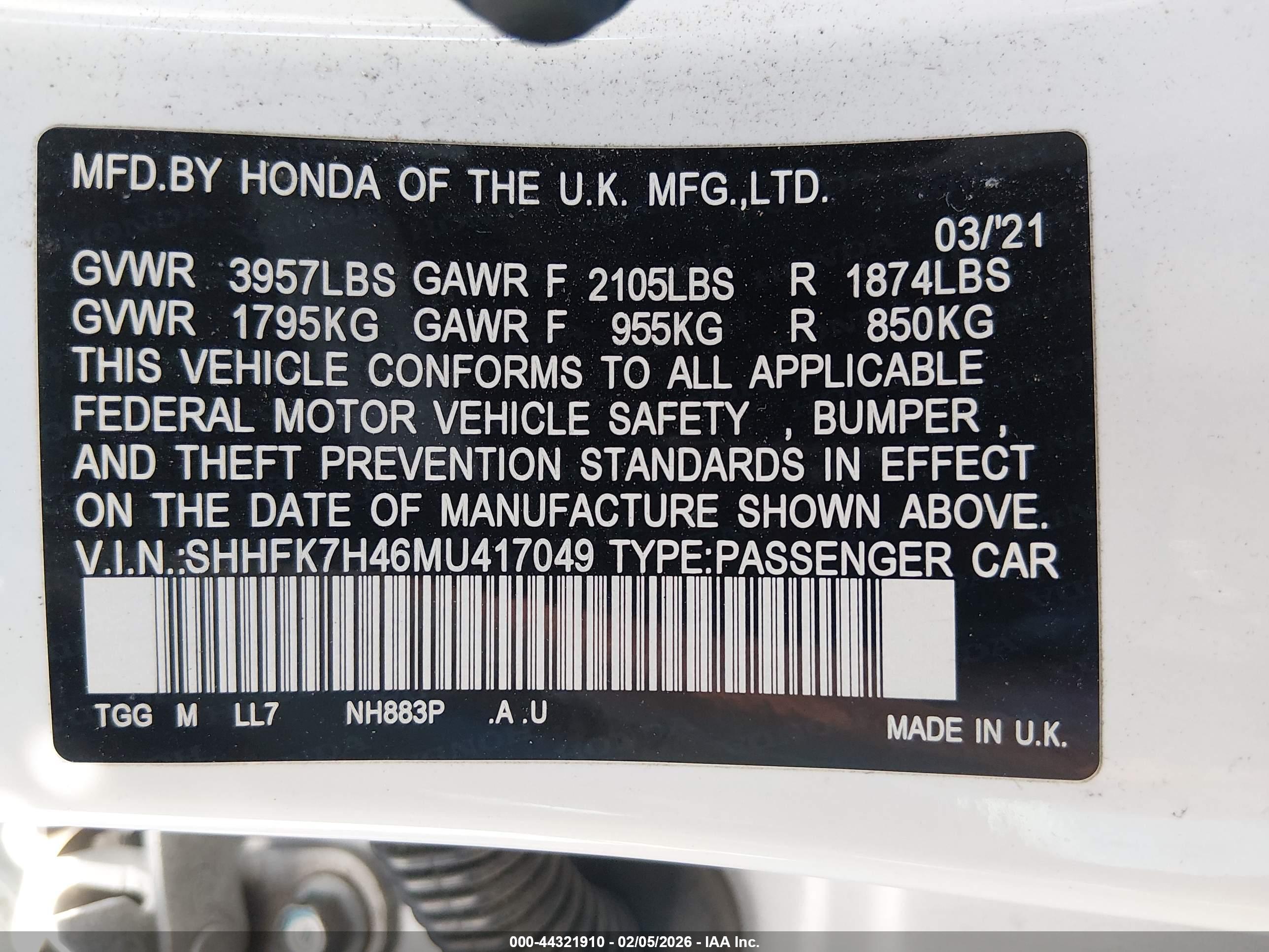 HONDA CIVIC image 9