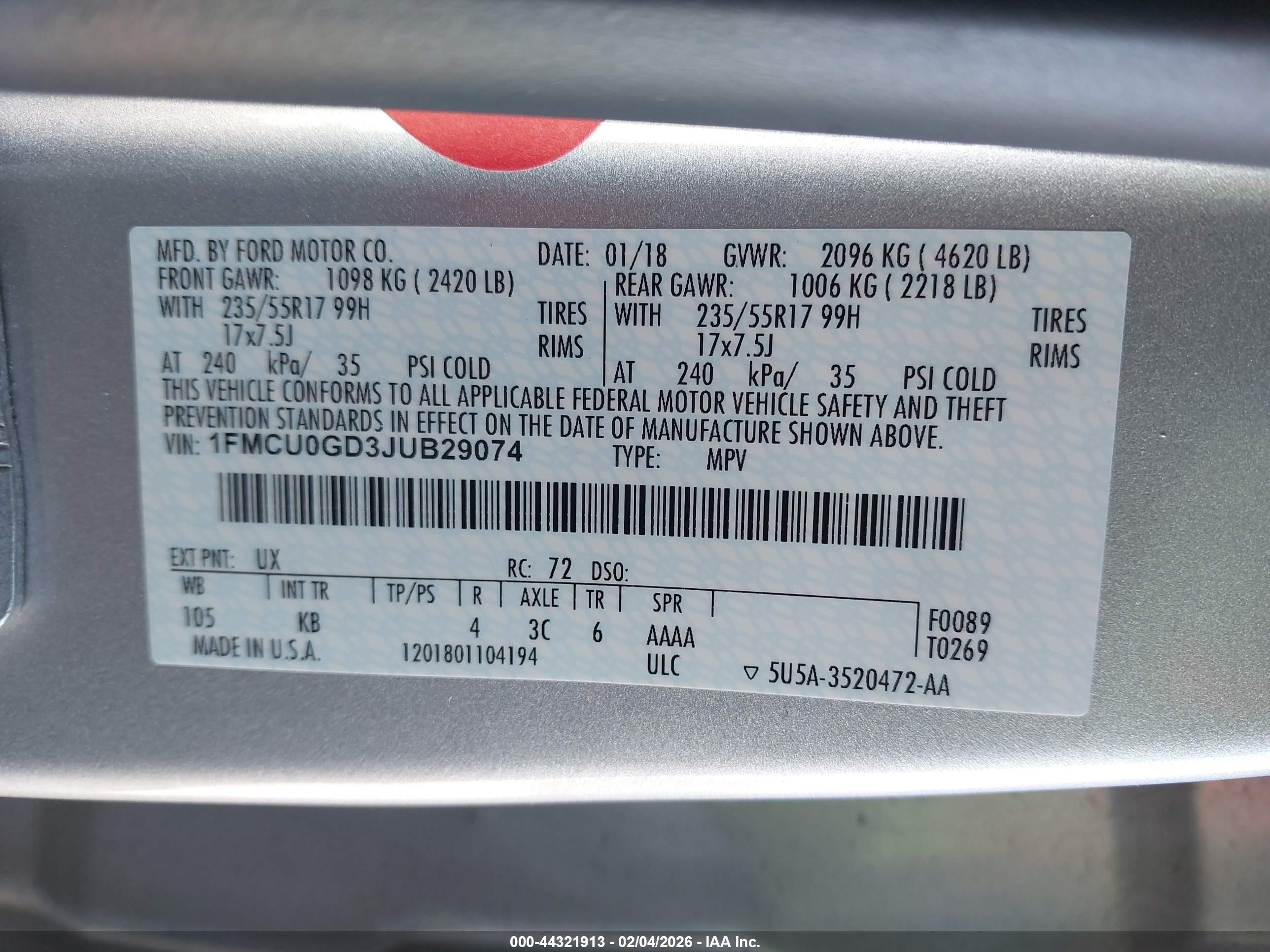 FORD ESCAPE image 9