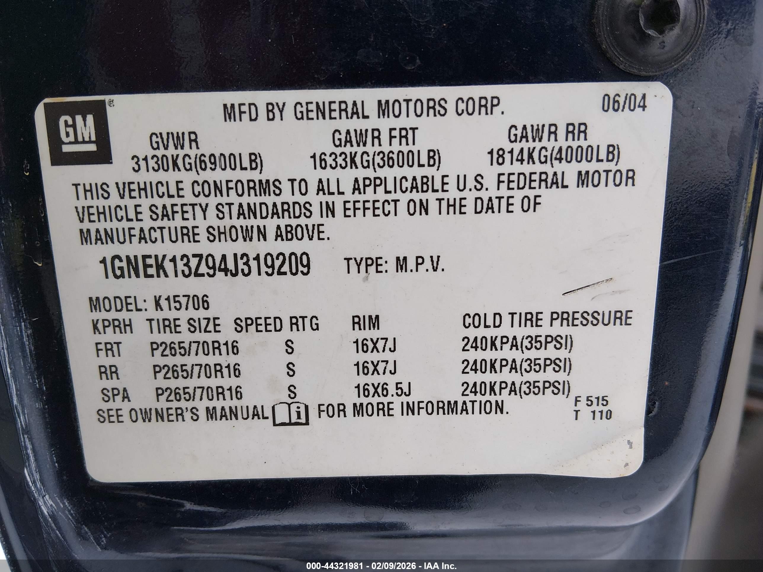 CHEVROLET TAHOE image 9