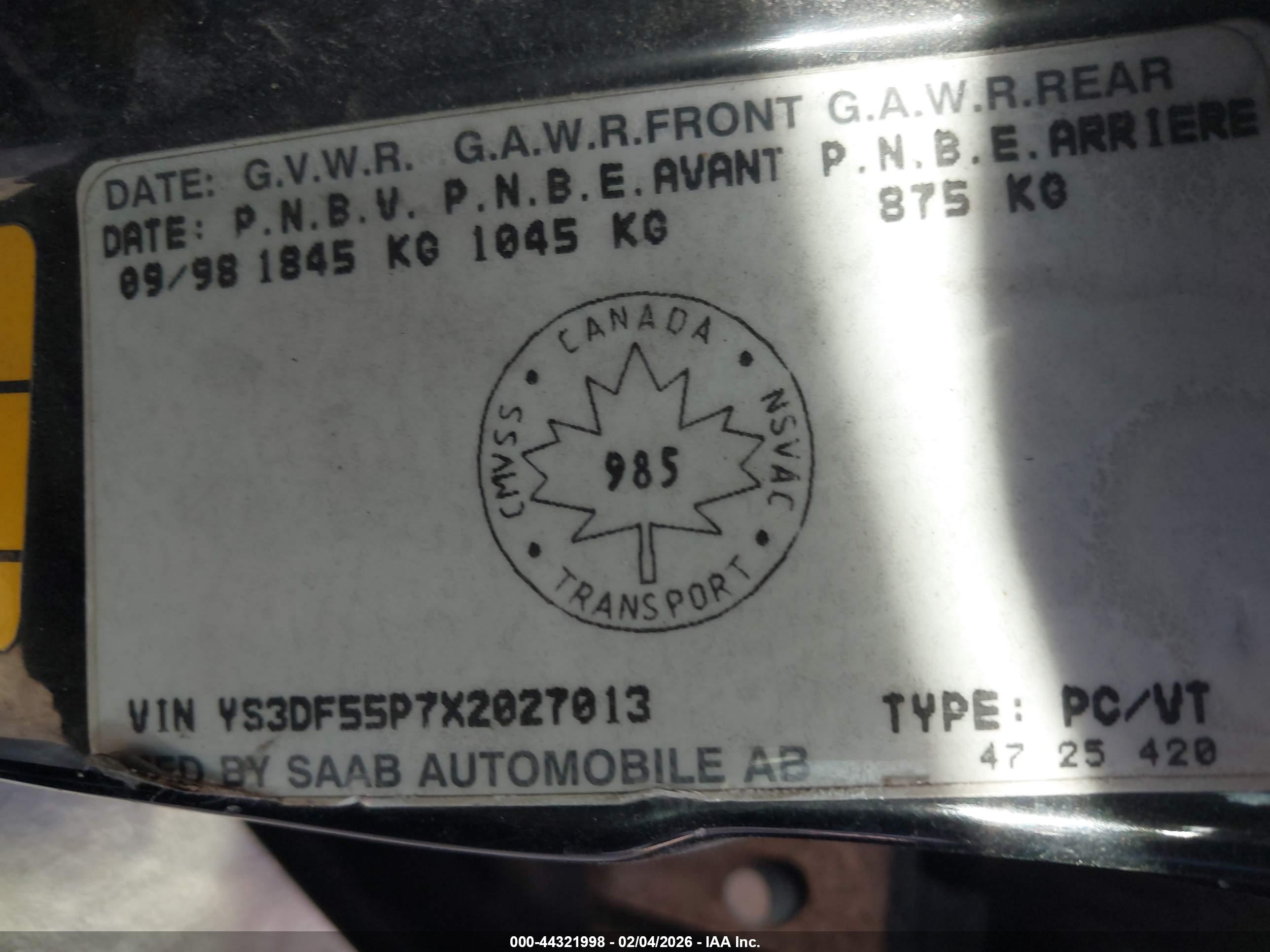 SAAB 9-3 image 9