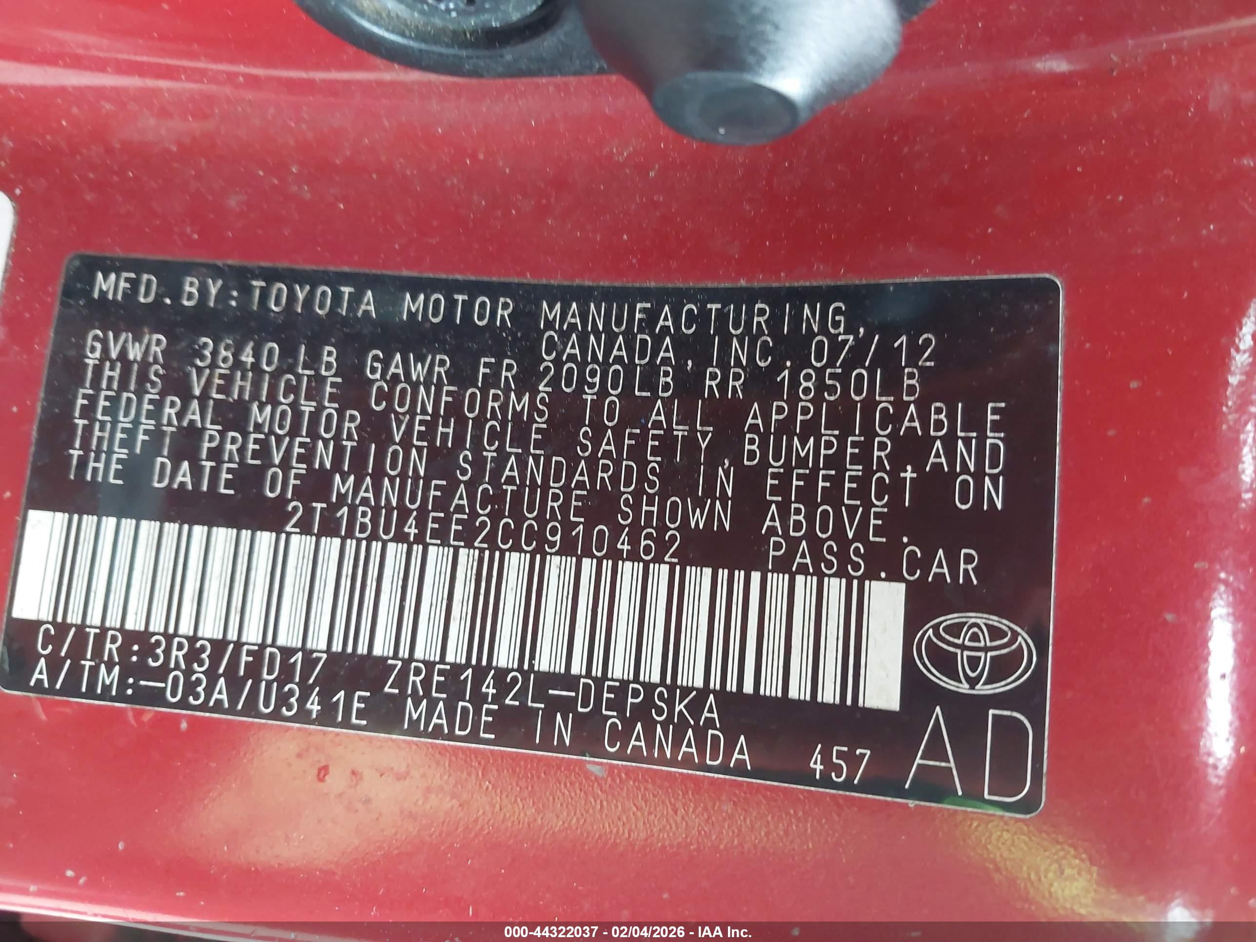 TOYOTA COROLLA image 9