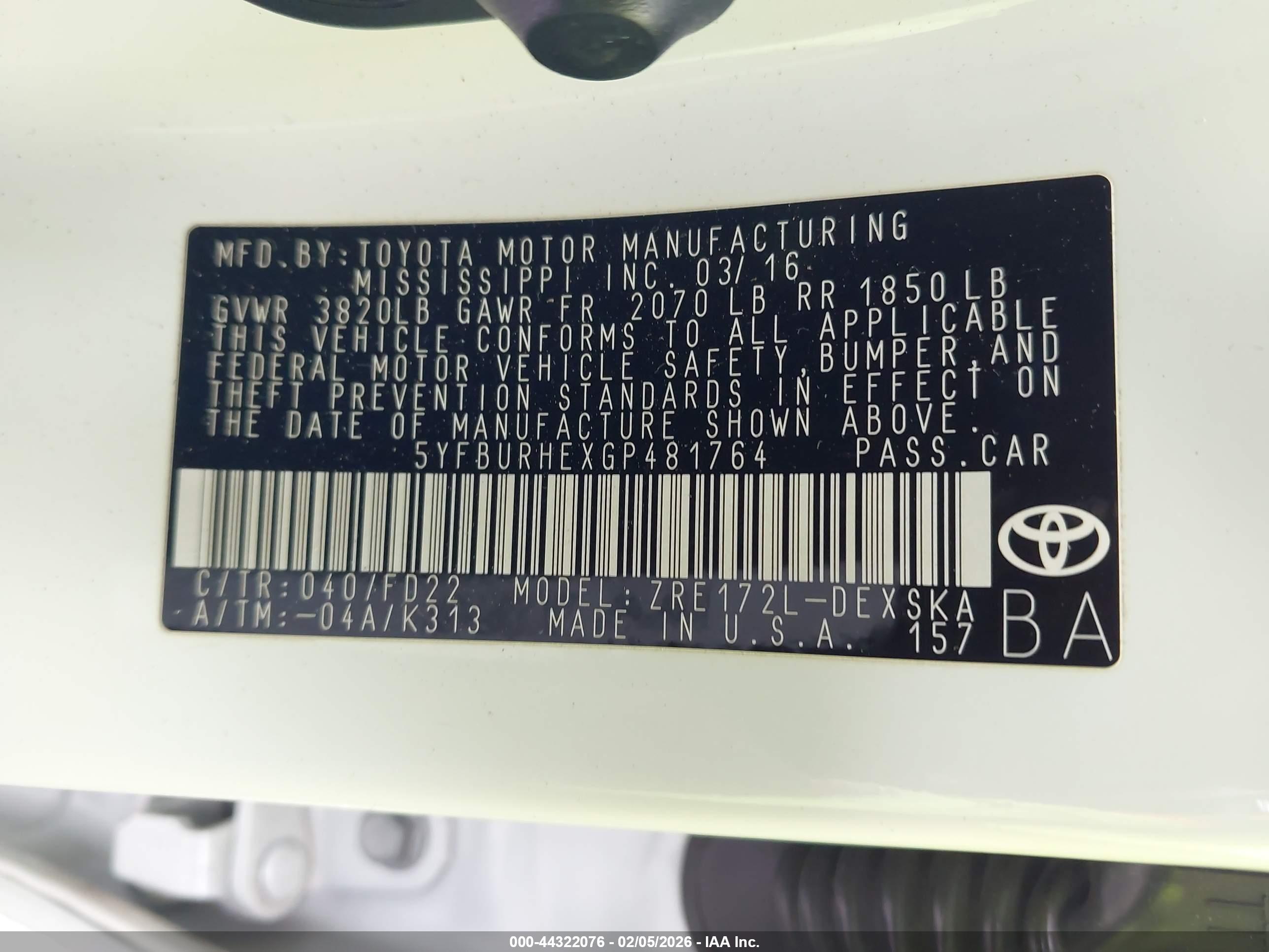 TOYOTA COROLLA image 9