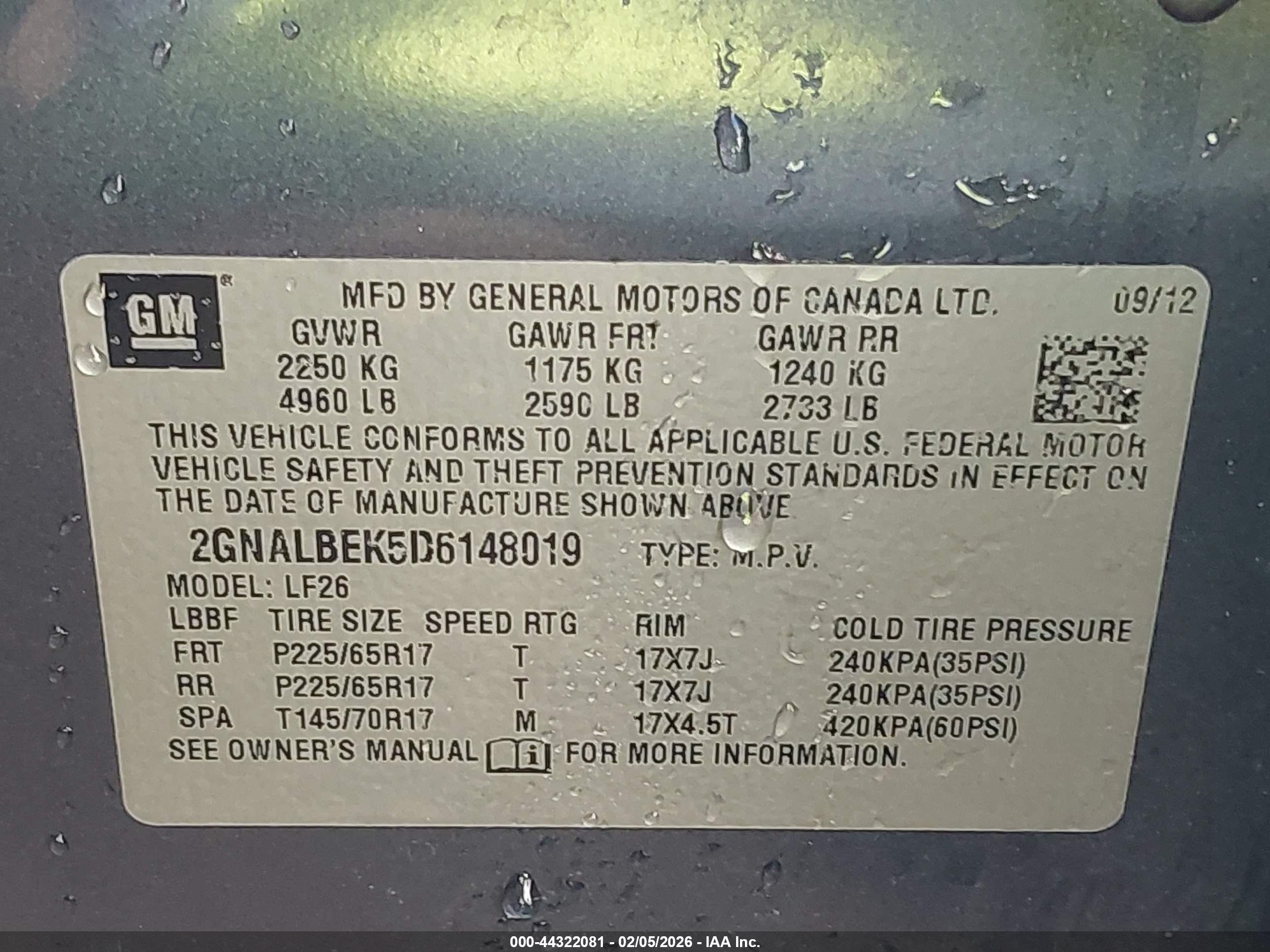 CHEVROLET EQUINOX image 9