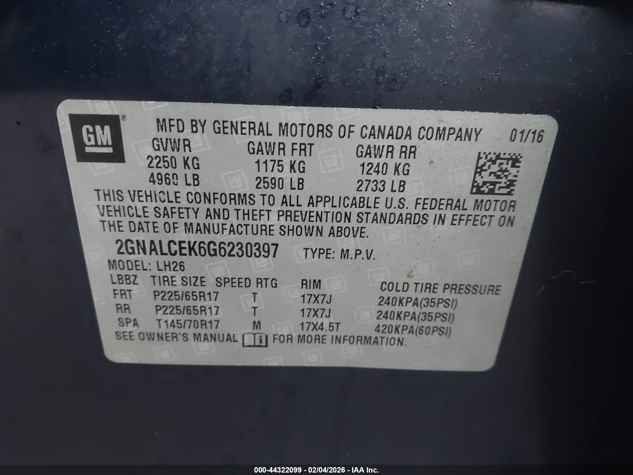 CHEVROLET EQUINOX image 9