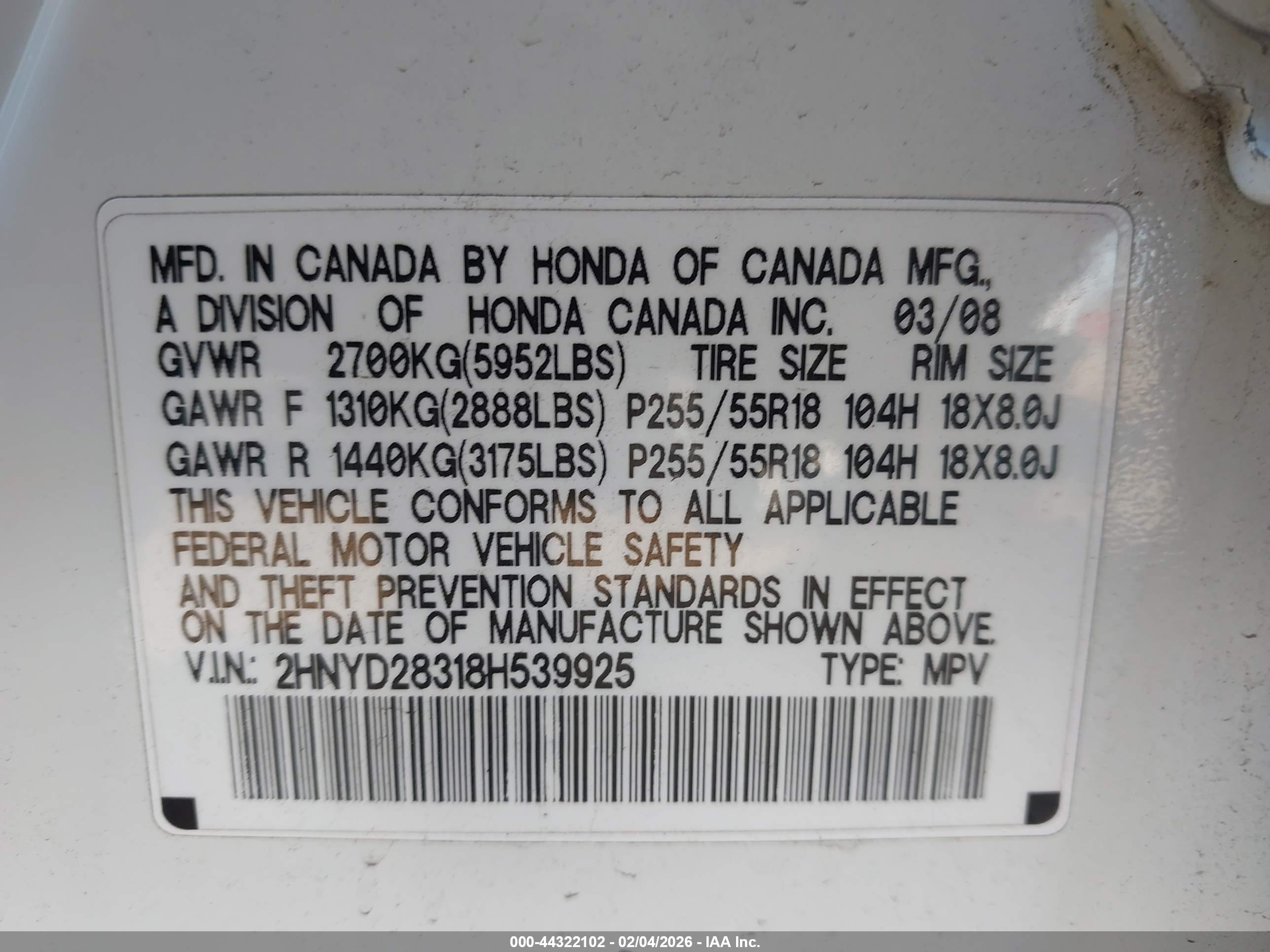 ACURA MDX image 9