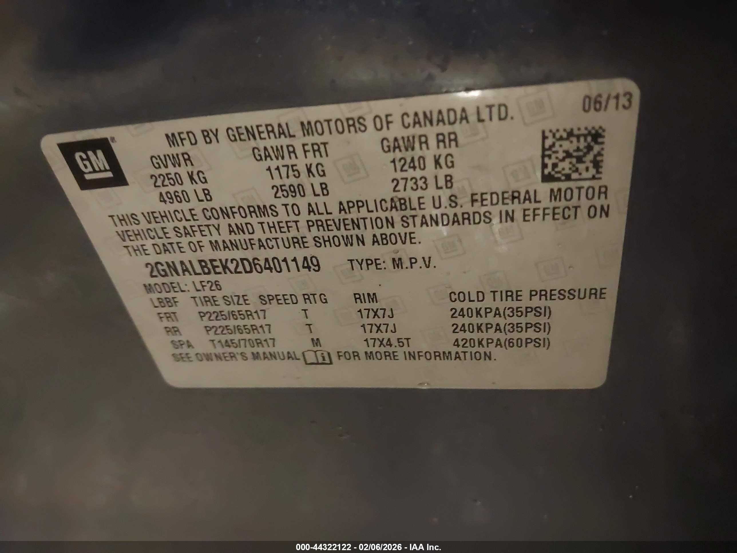 CHEVROLET EQUINOX image 9
