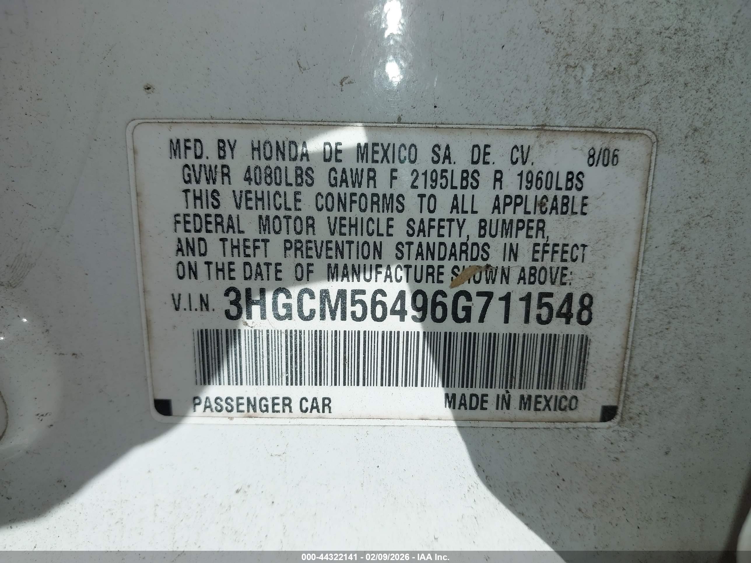 HONDA ACCORD image 9