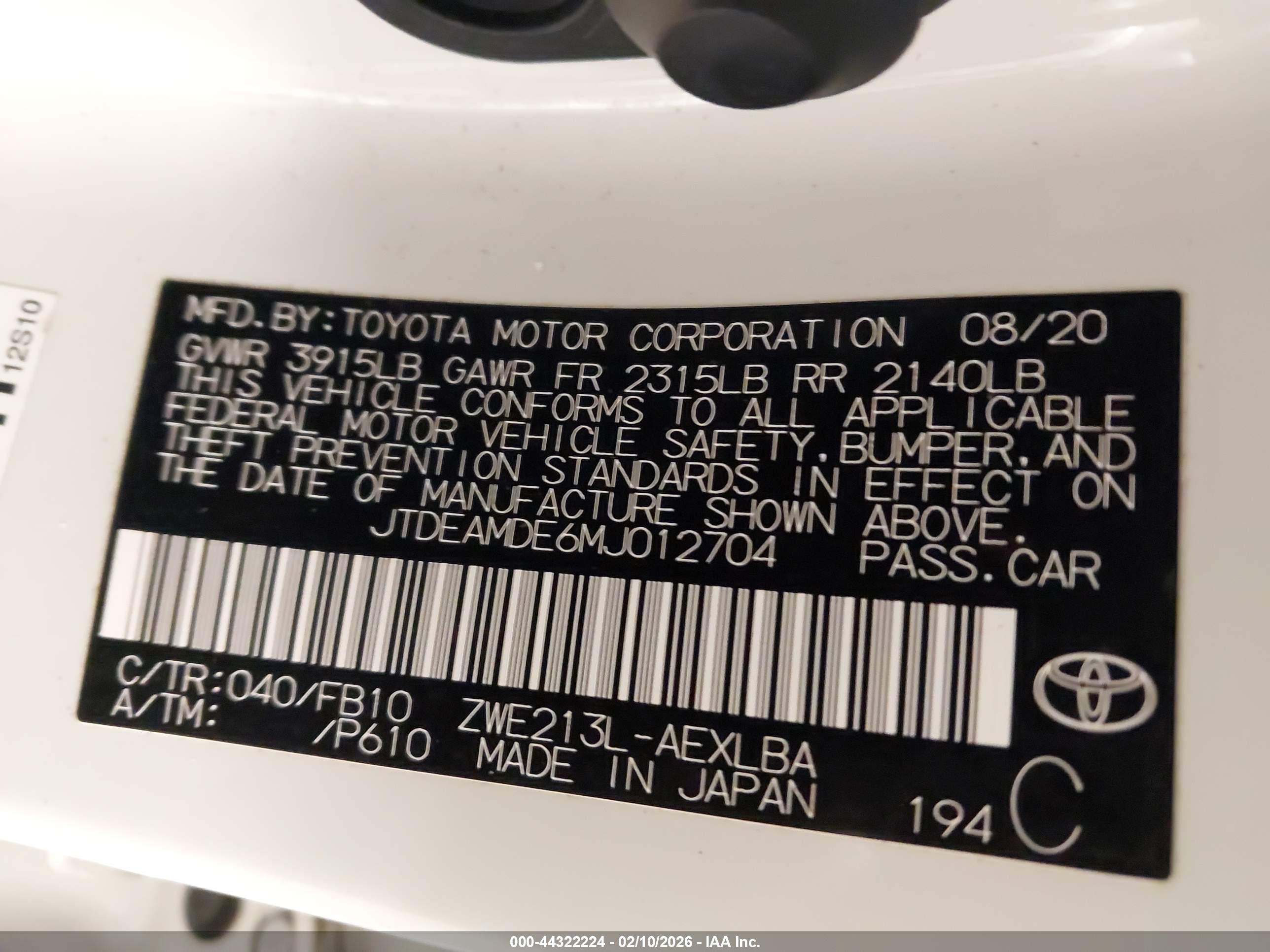 TOYOTA COROLLA image 9