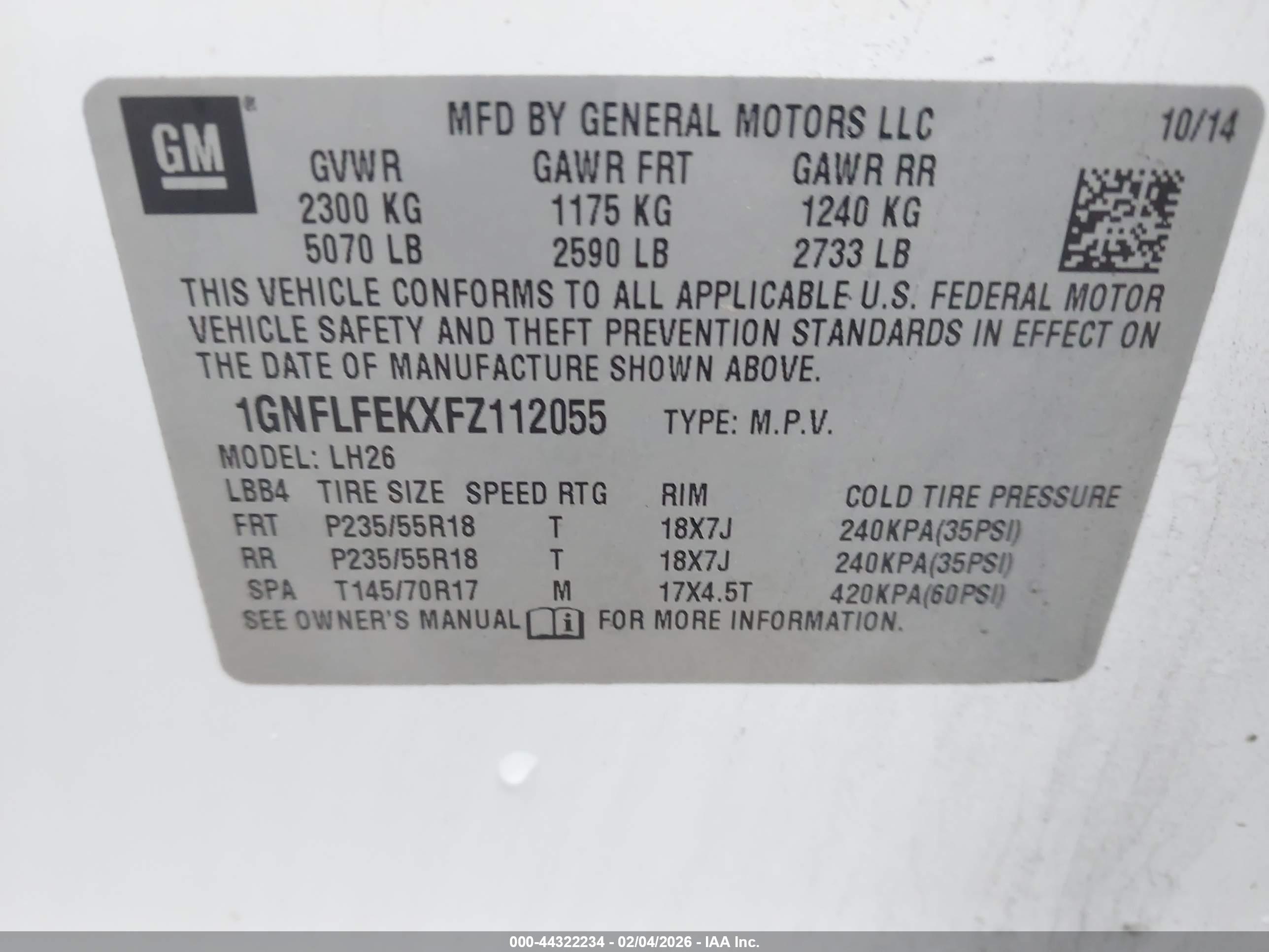CHEVROLET EQUINOX image 9