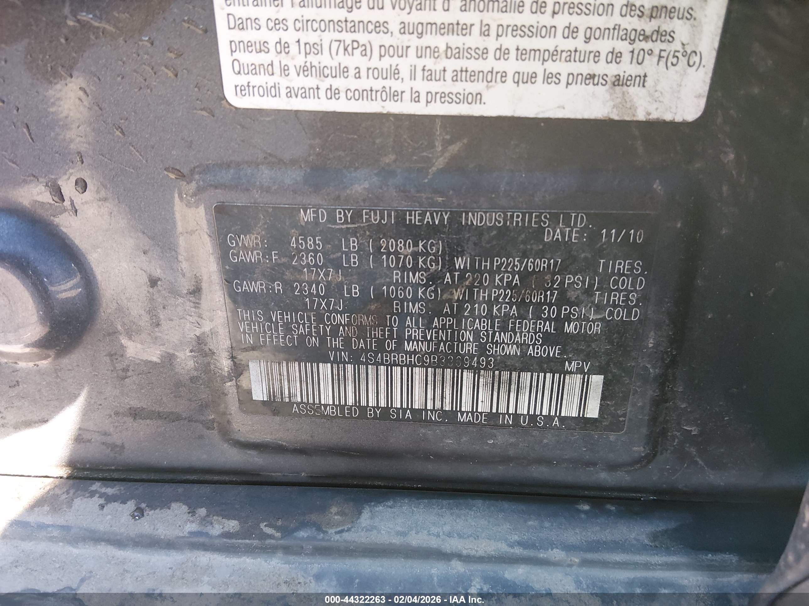 SUBARU OUTBACK image 9