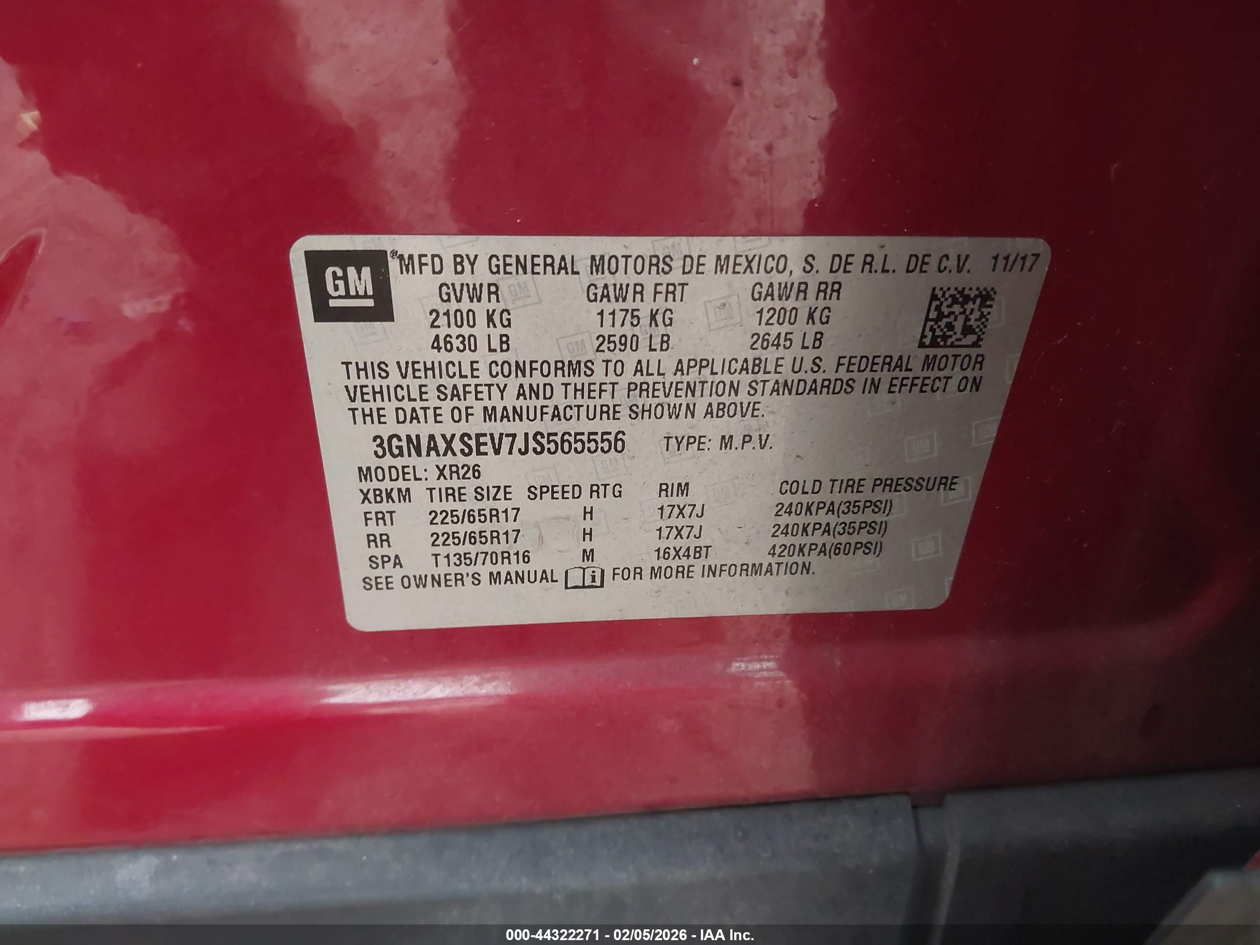 CHEVROLET EQUINOX image 9
