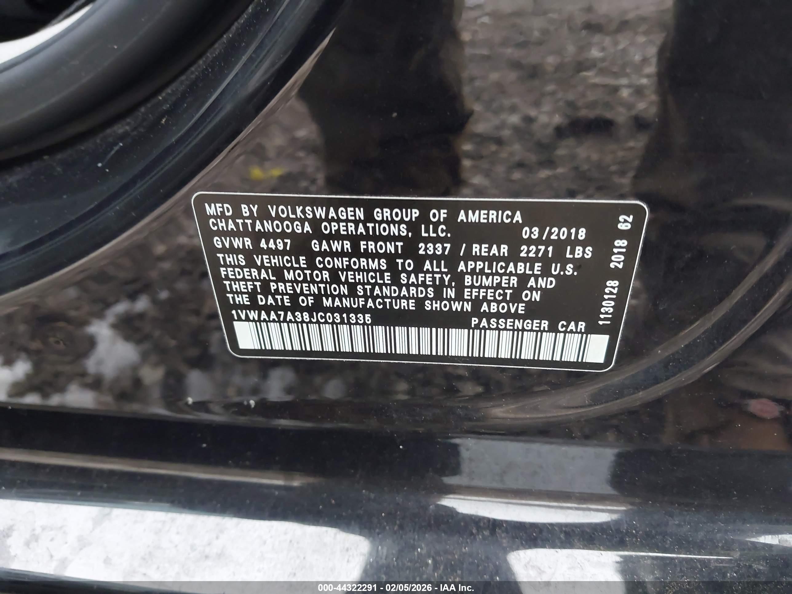 VOLKSWAGEN PASSAT image 9