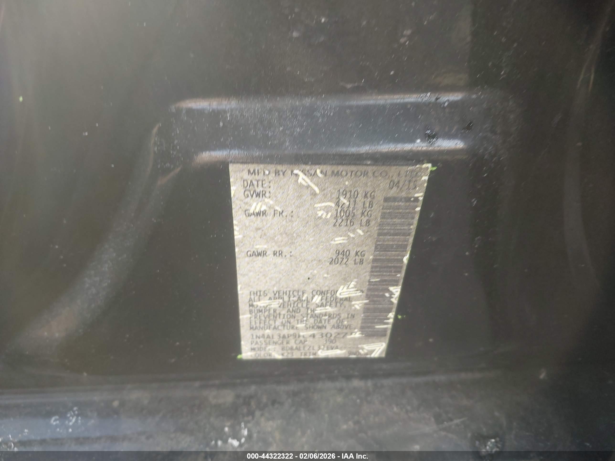 NISSAN ALTIMA image 9