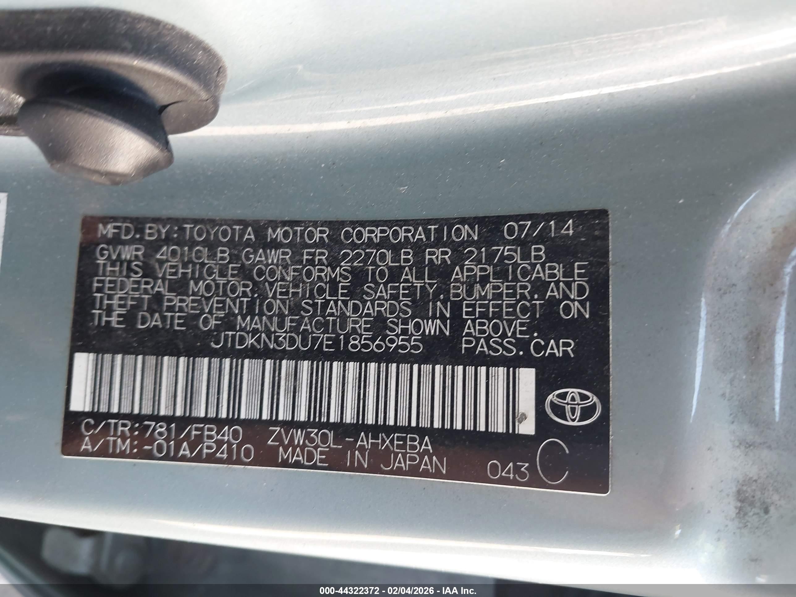 TOYOTA PRIUS image 9