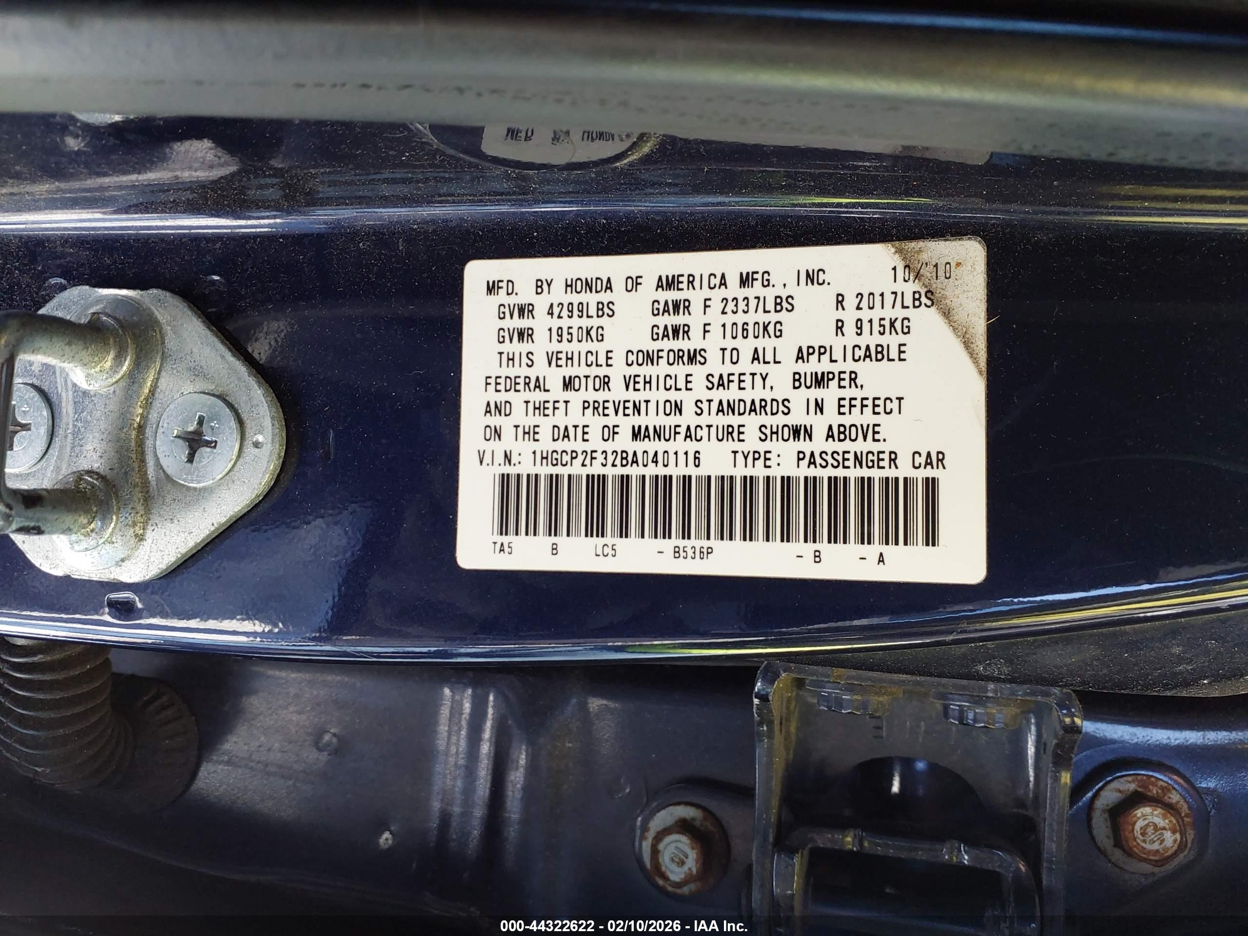 HONDA ACCORD image 9