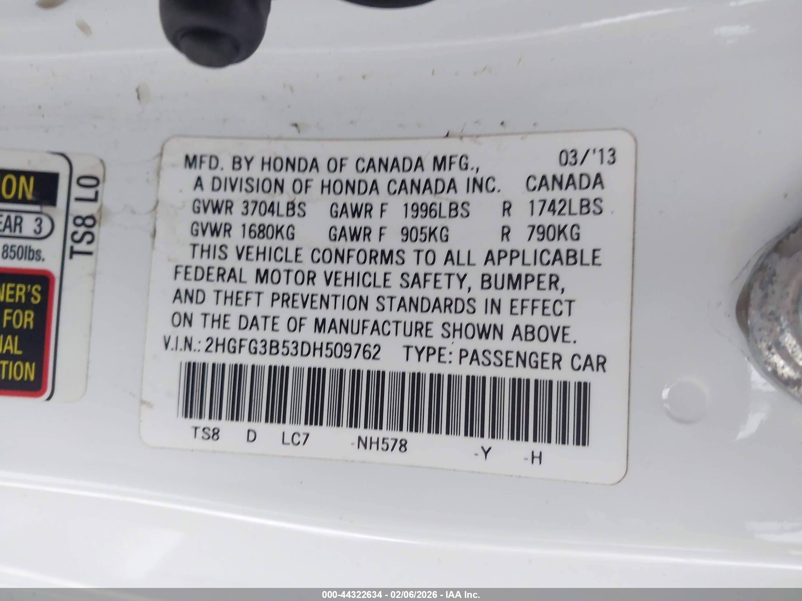 HONDA CIVIC image 9