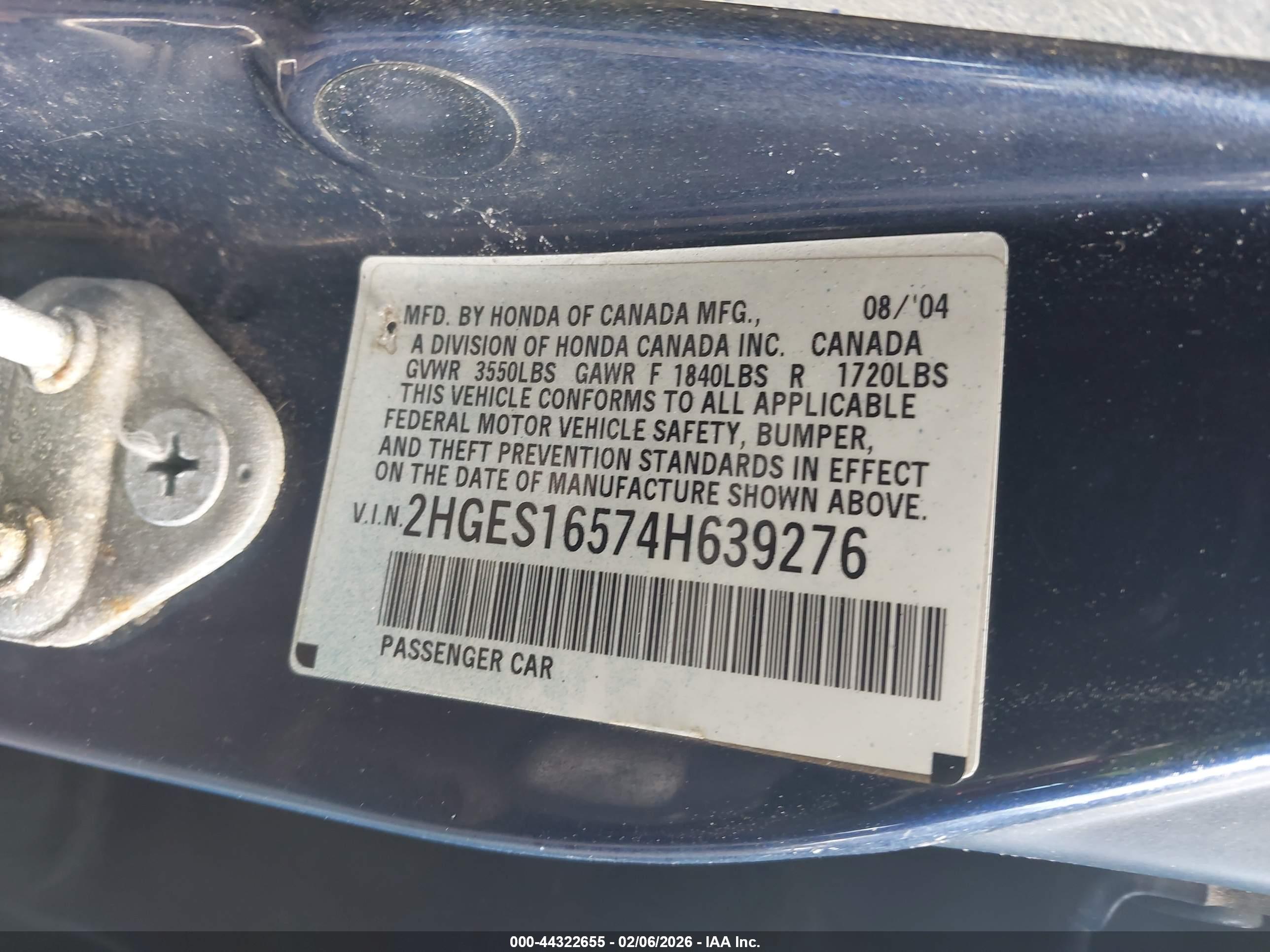 HONDA CIVIC image 9