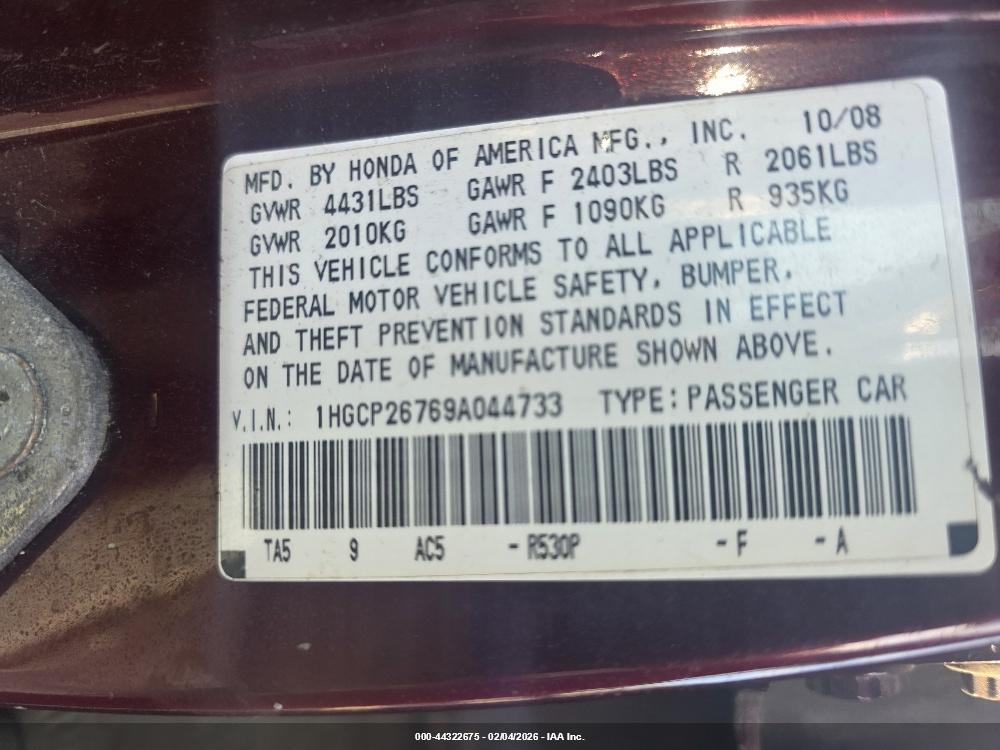 HONDA ACCORD image 9