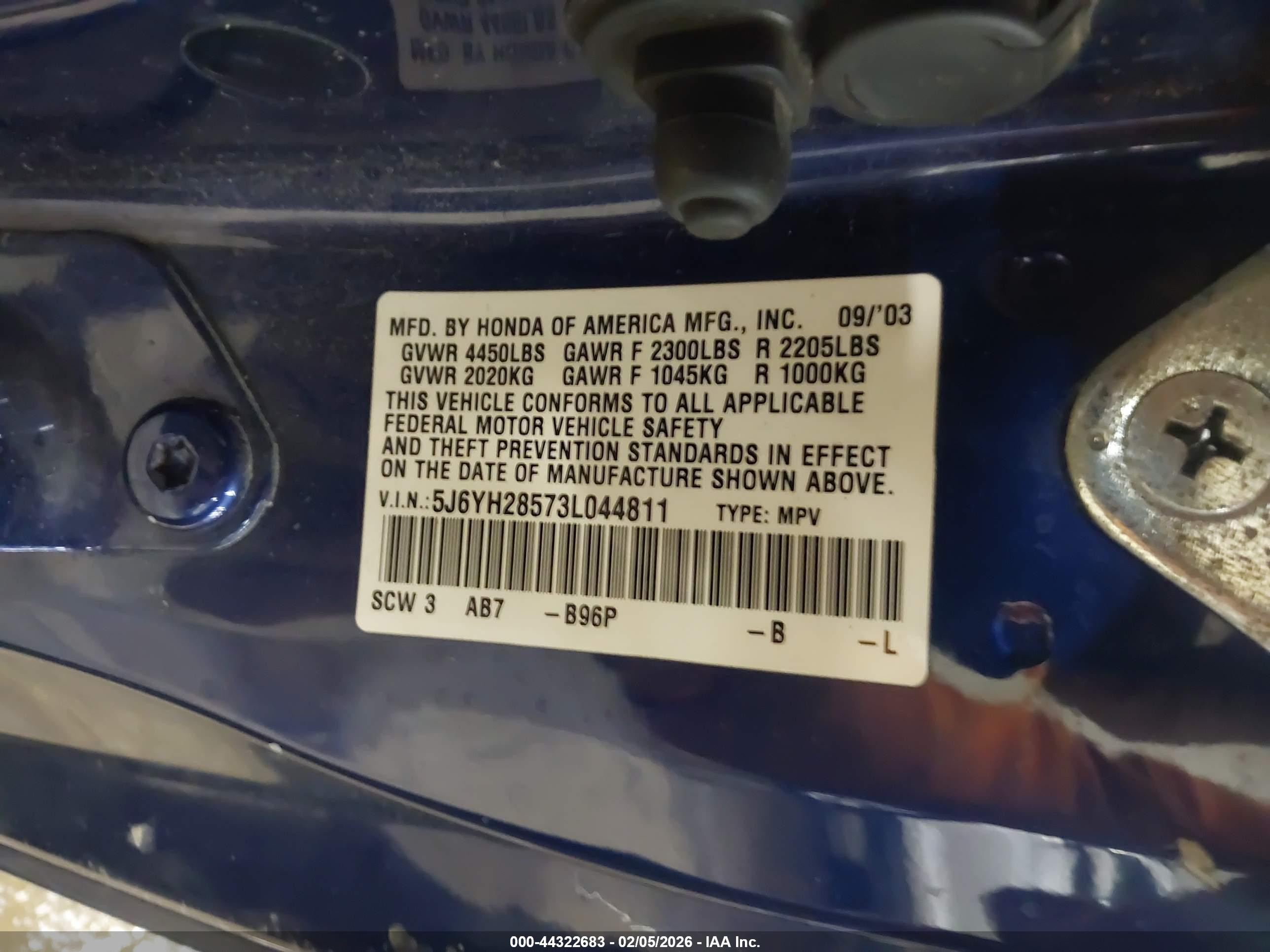 HONDA ELEMENT image 9