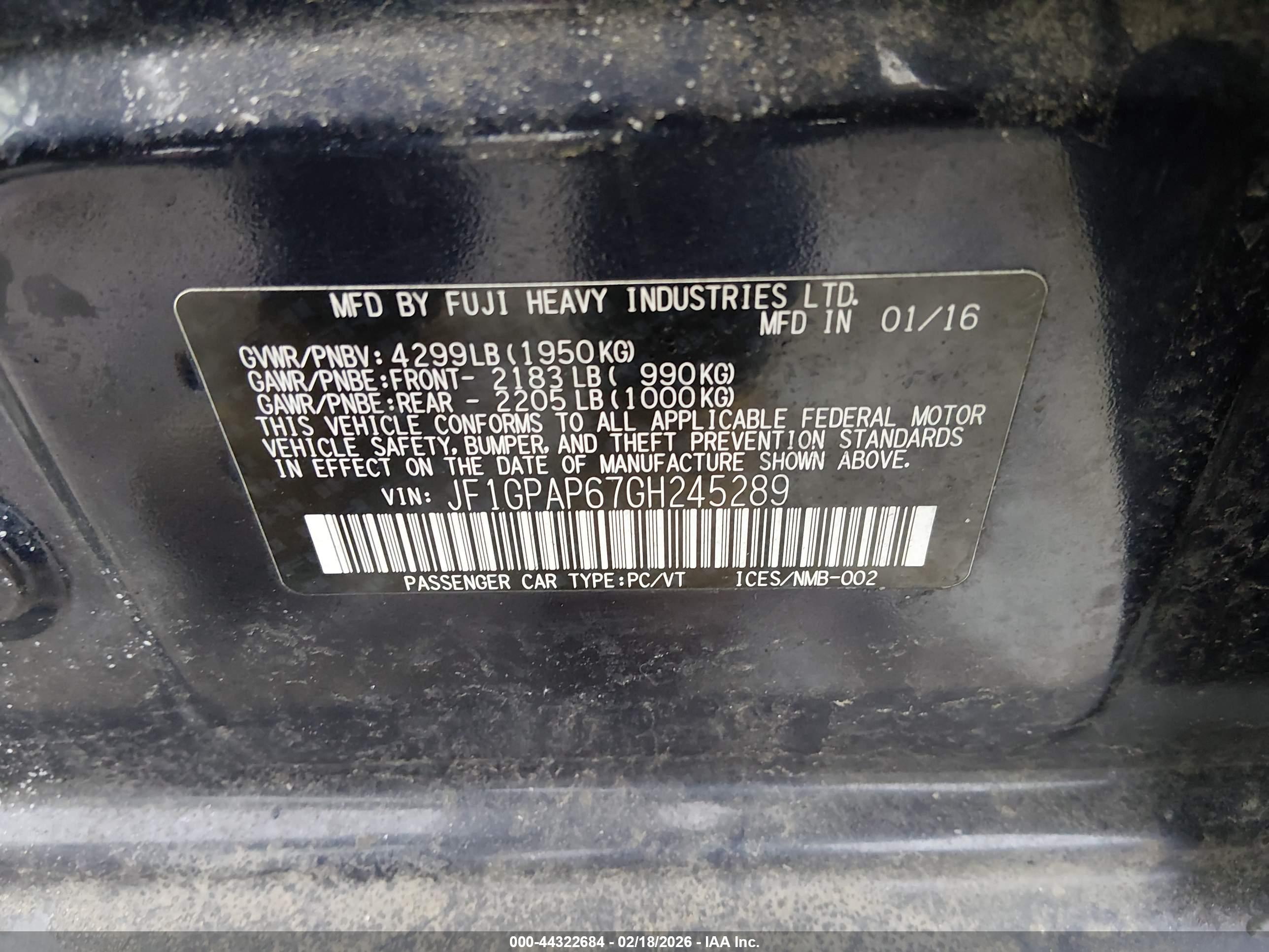 SUBARU IMPREZA image 9