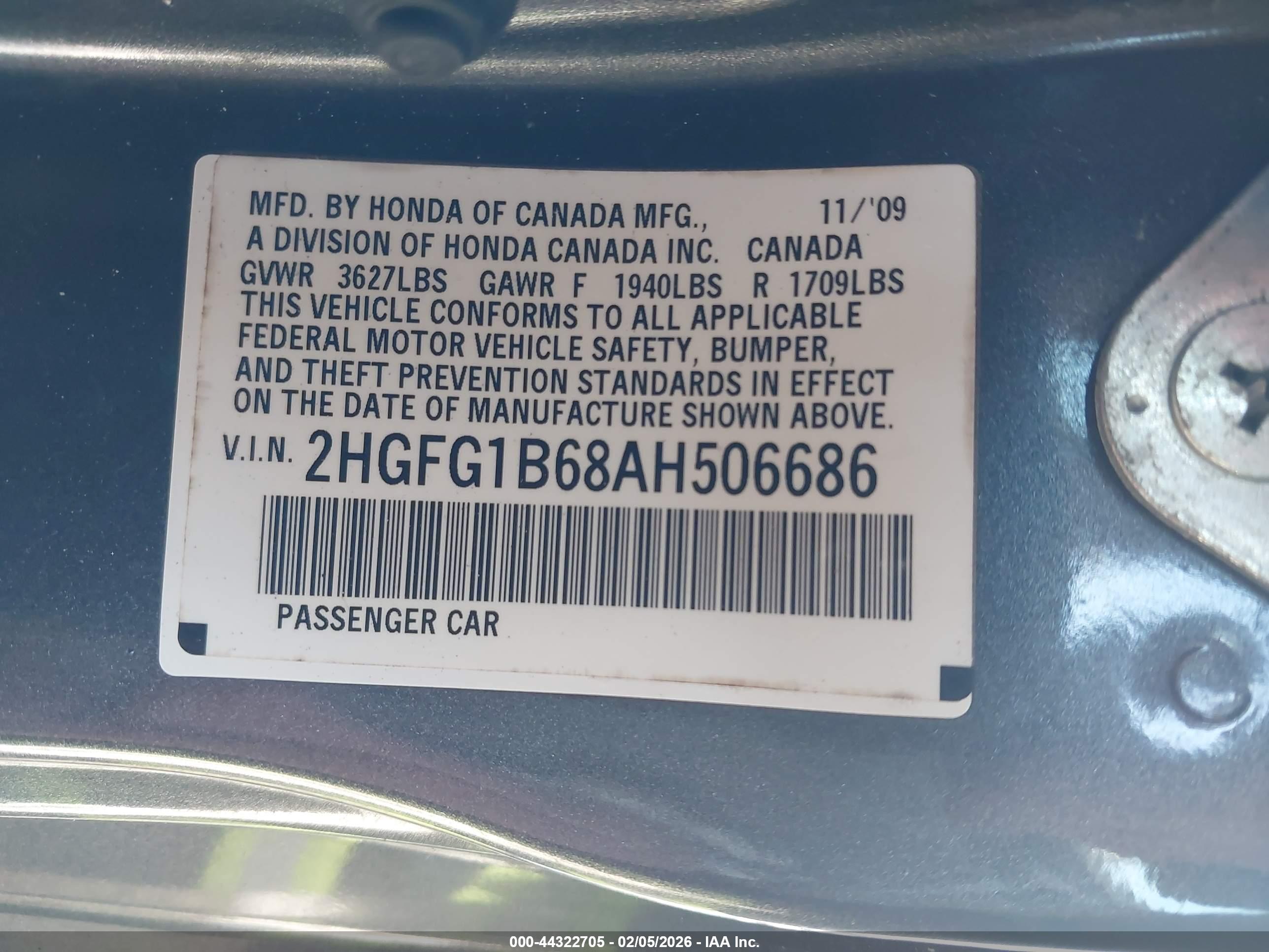 HONDA CIVIC image 9
