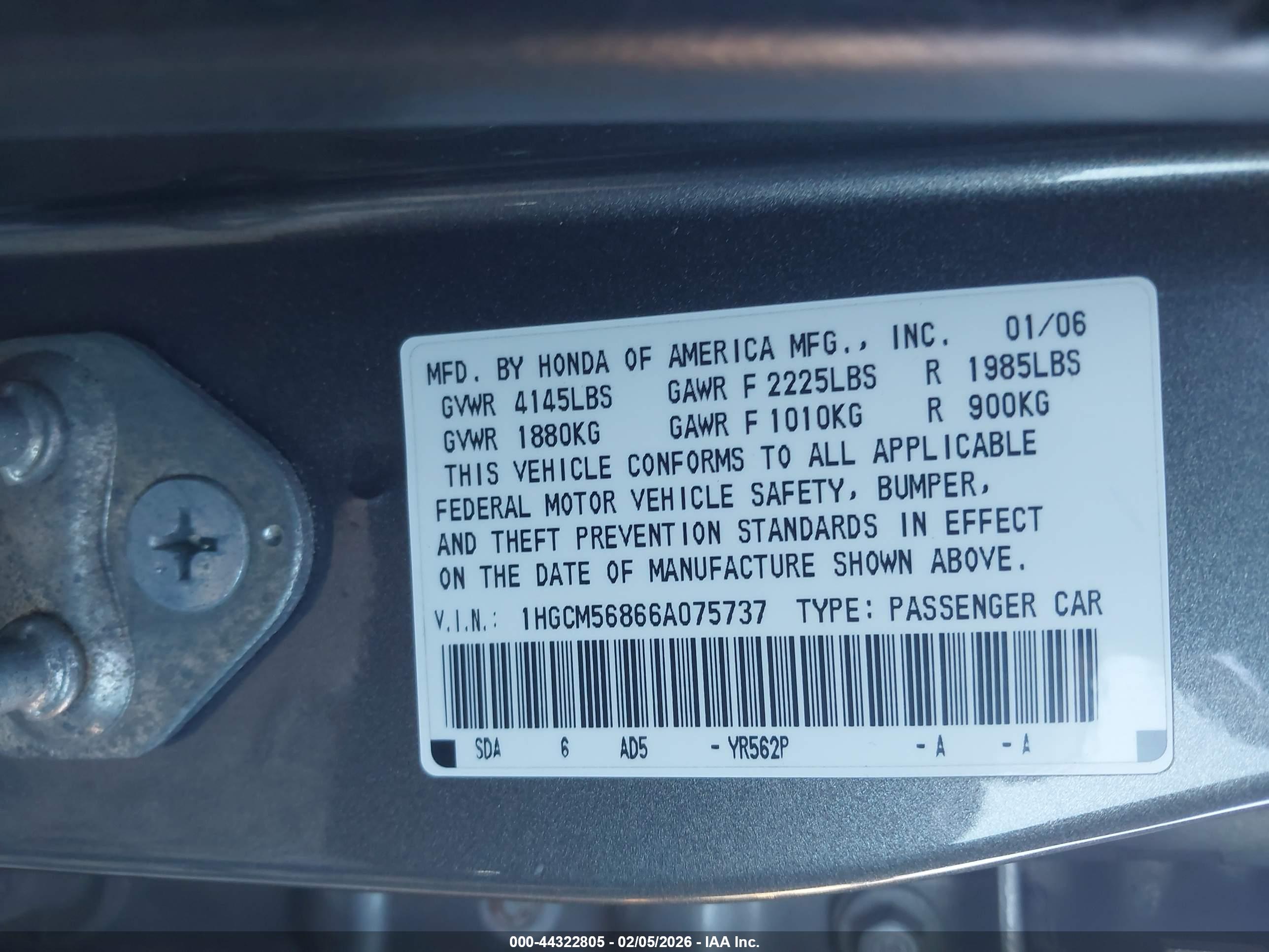 HONDA ACCORD image 9