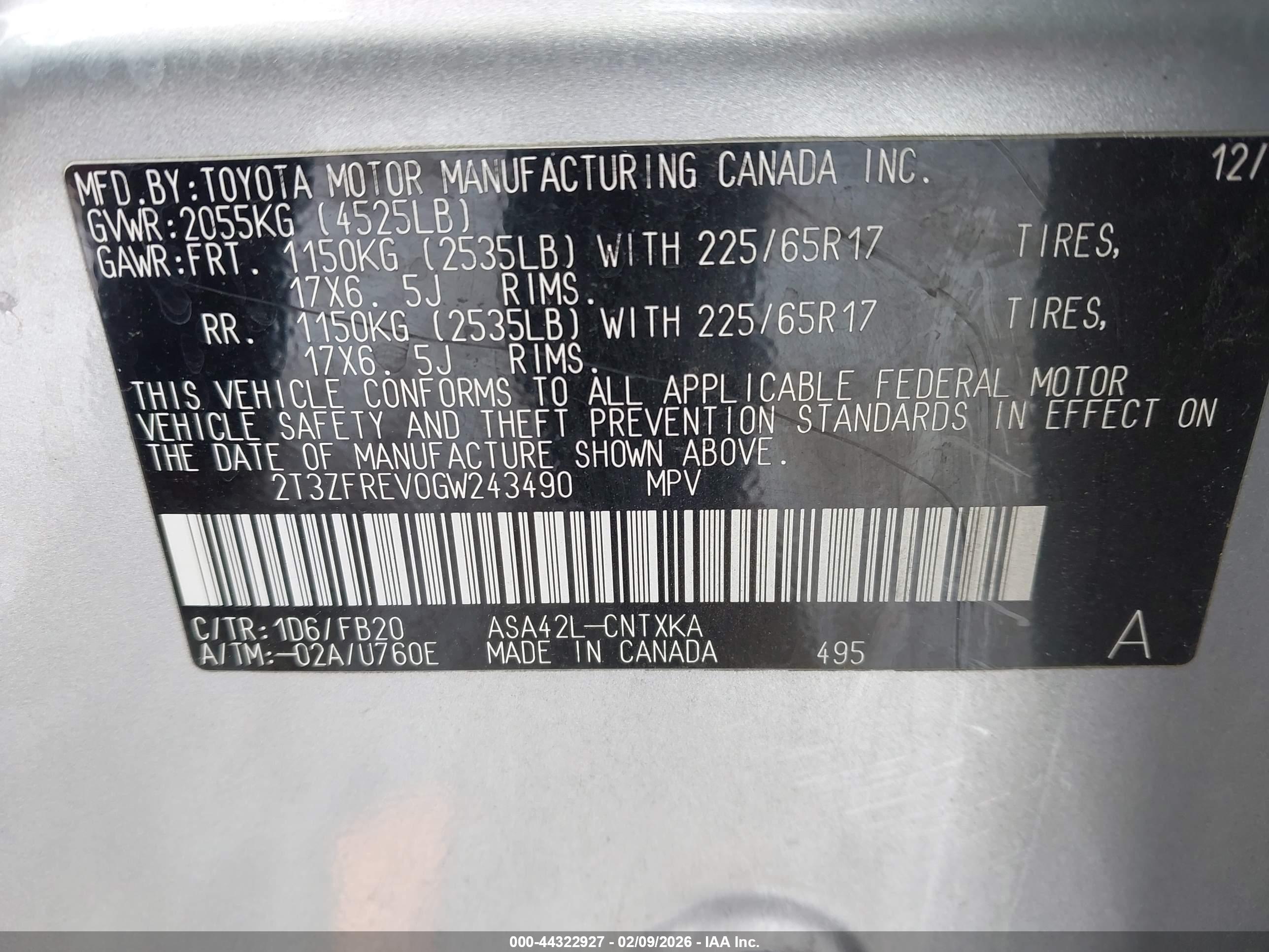 TOYOTA RAV4 image 9