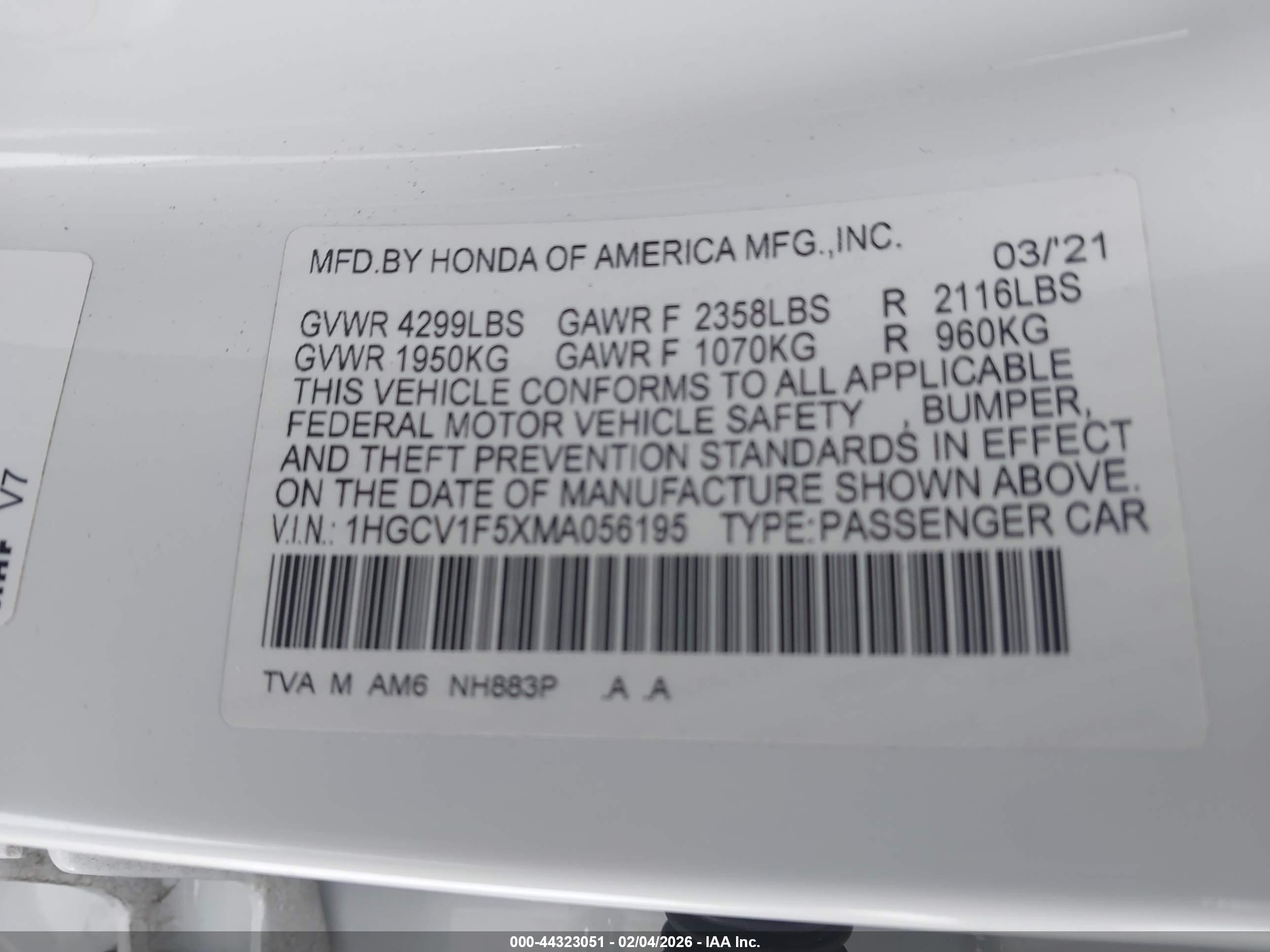 HONDA ACCORD image 9