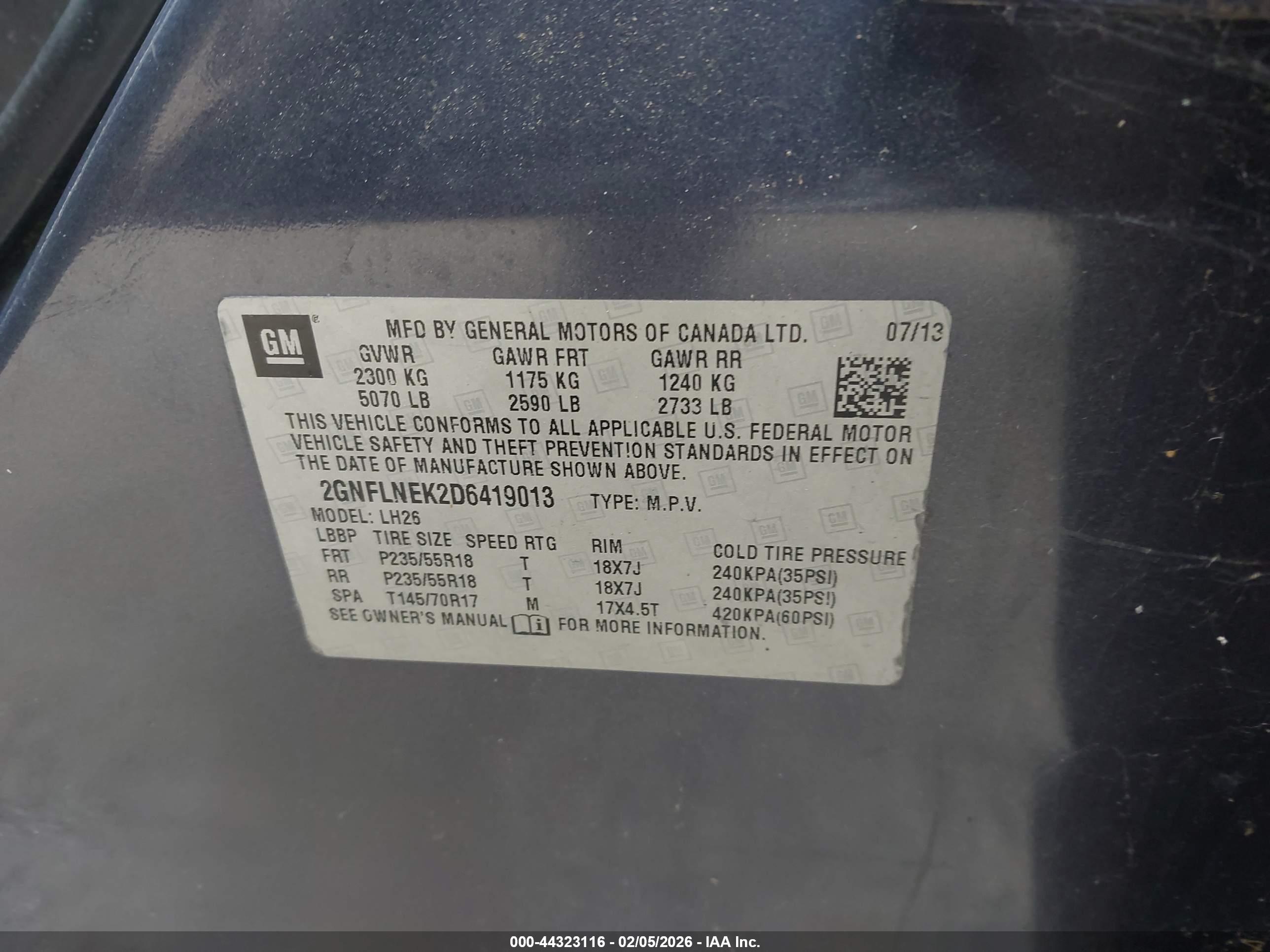 CHEVROLET EQUINOX image 9