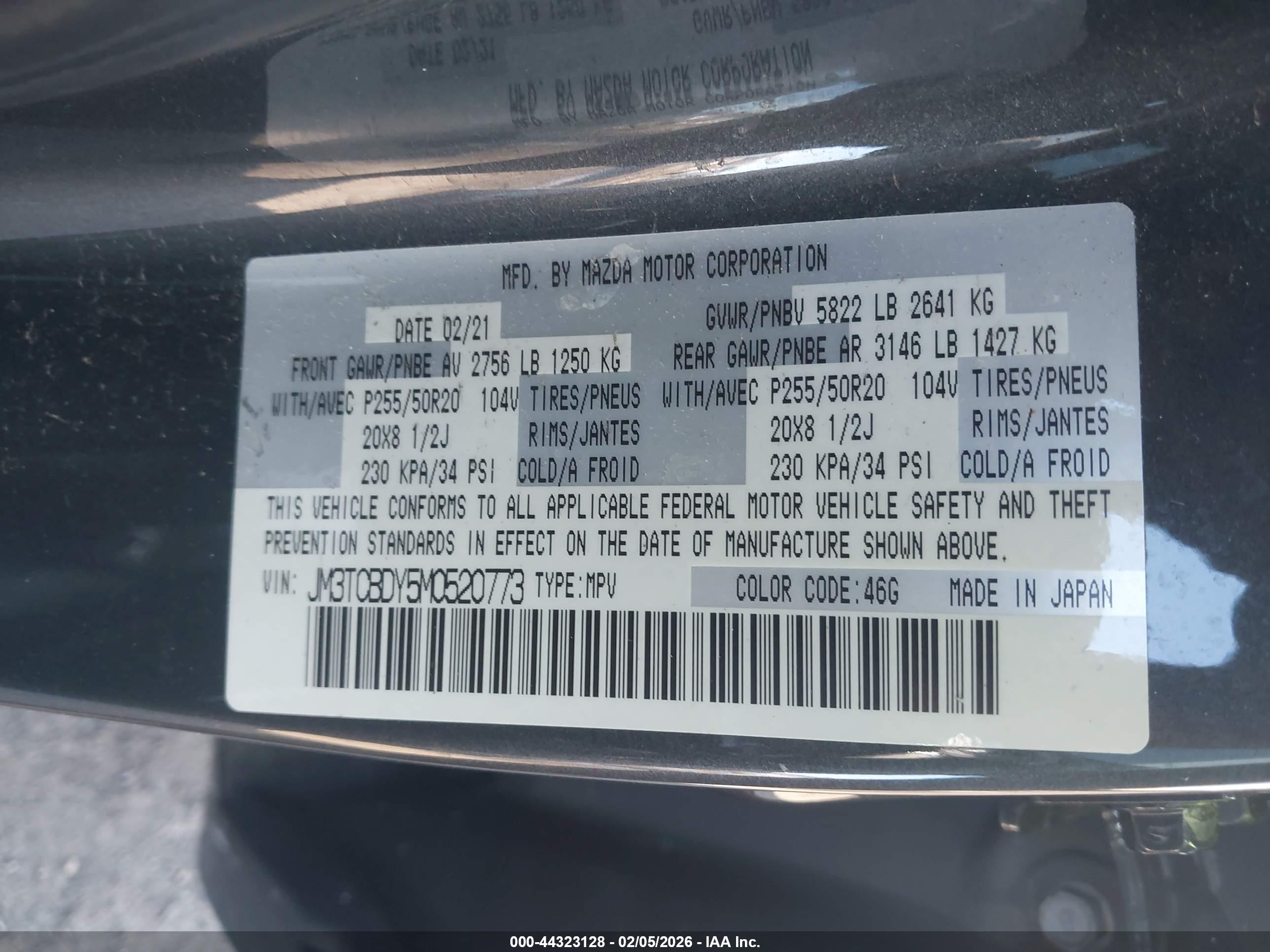 MAZDA CX-9 image 9
