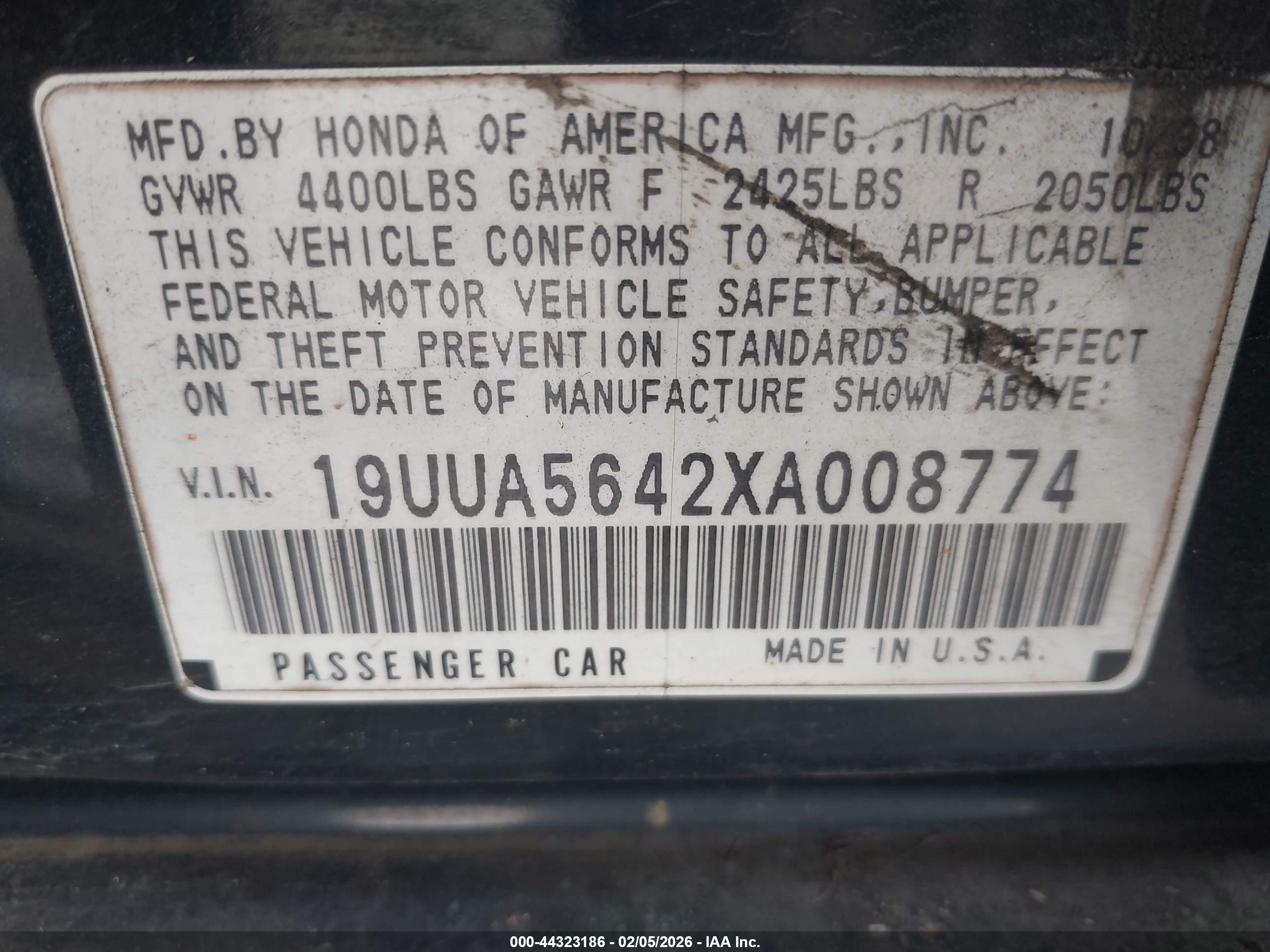 ACURA TL image 9