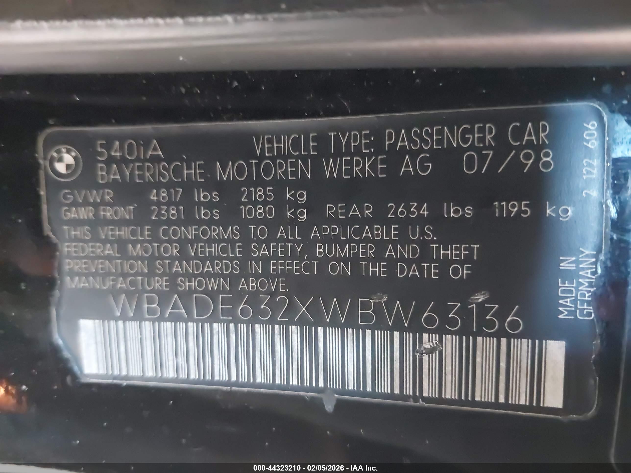 BMW 540IA image 9