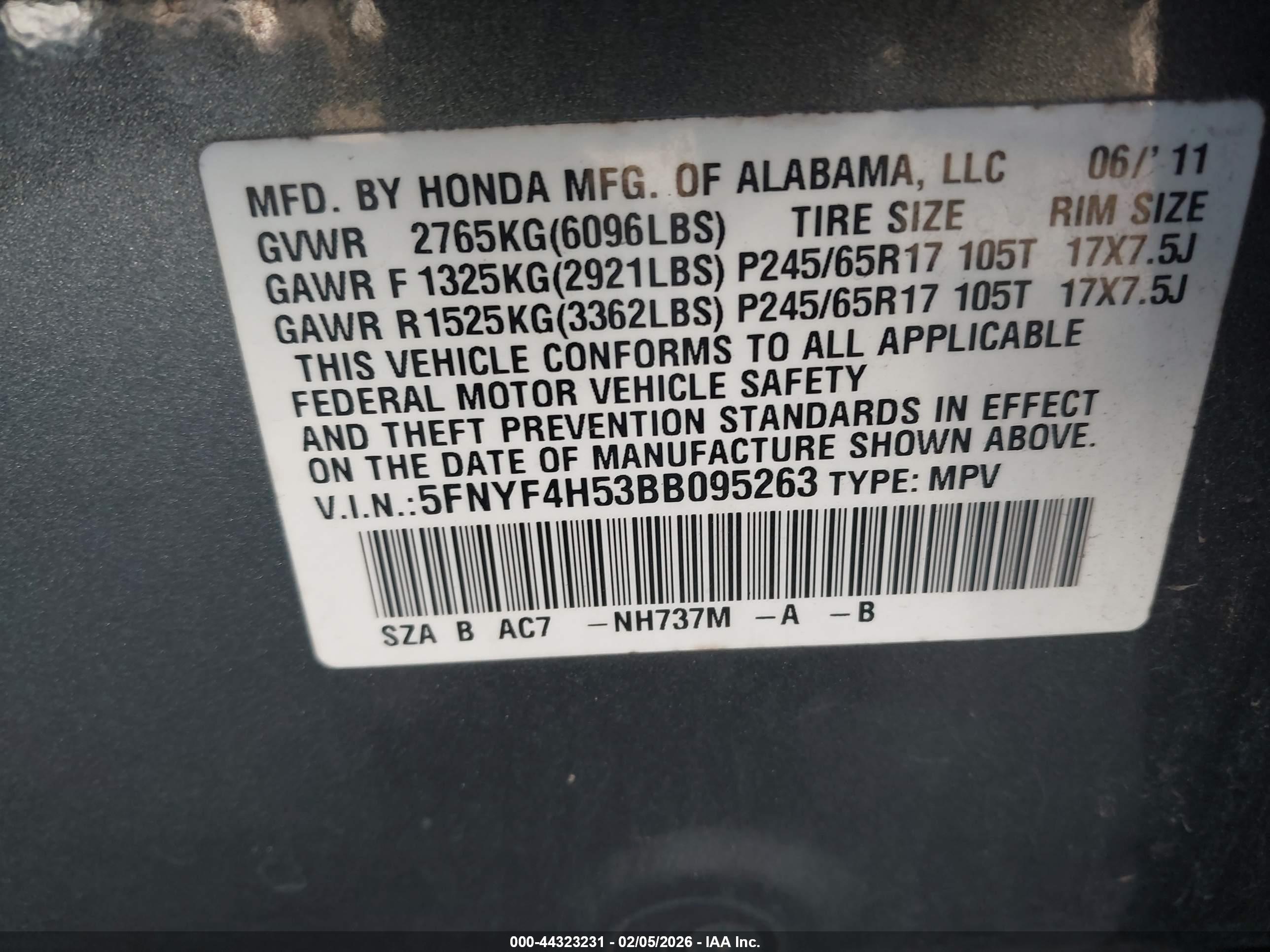 HONDA PILOT image 9