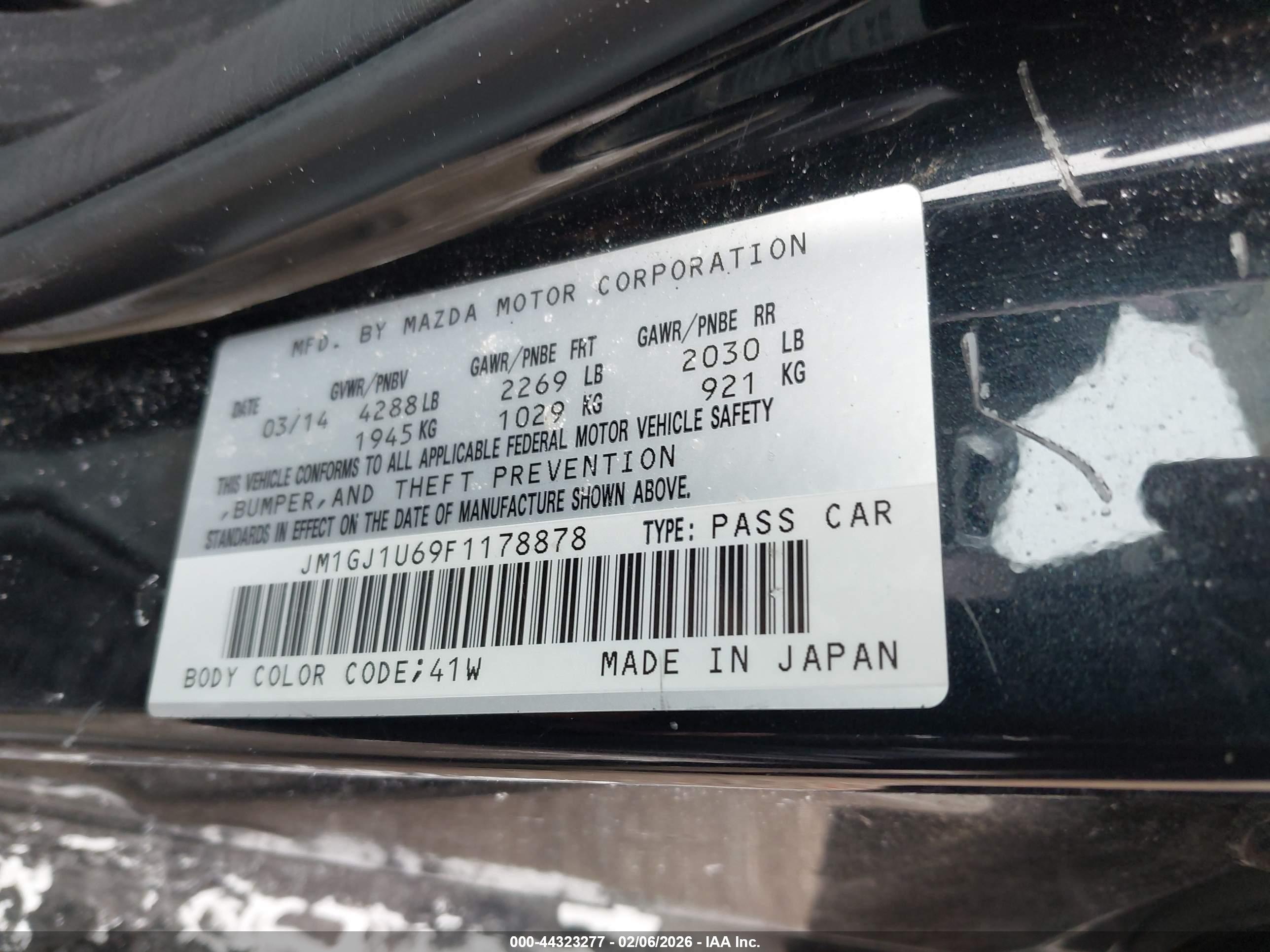 MAZDA MAZDA6 image 9