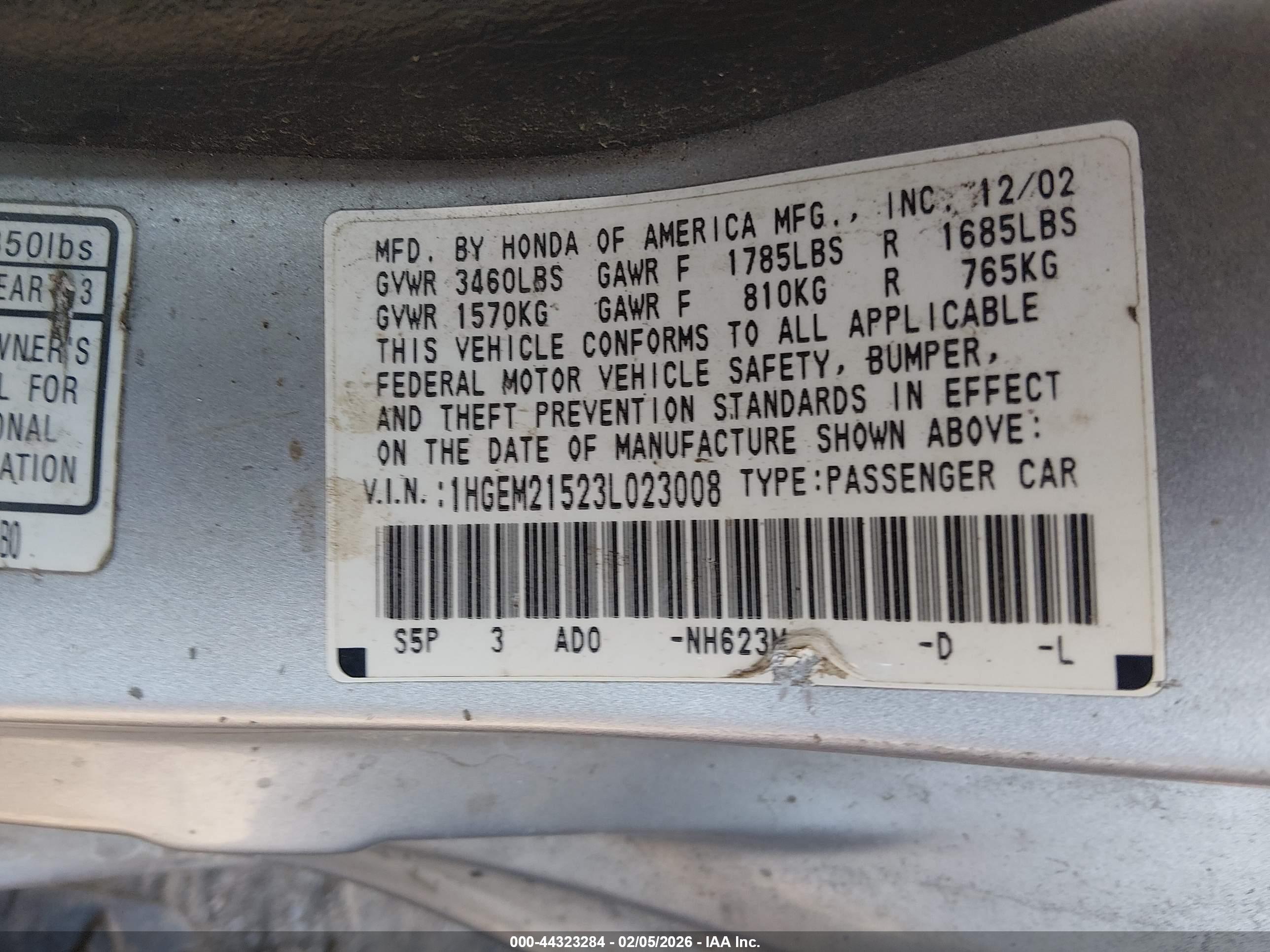 HONDA CIVIC image 9
