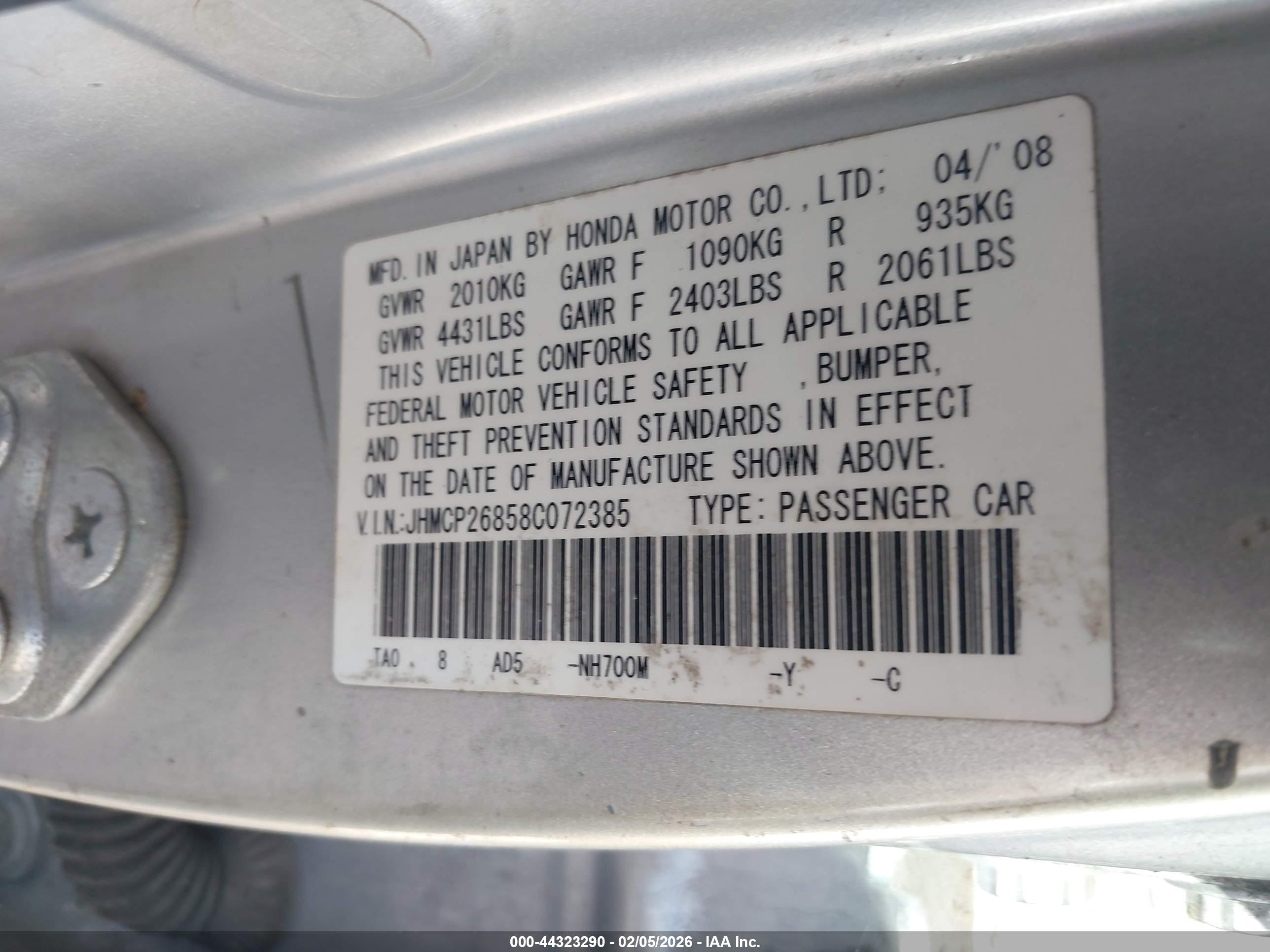 HONDA ACCORD image 9