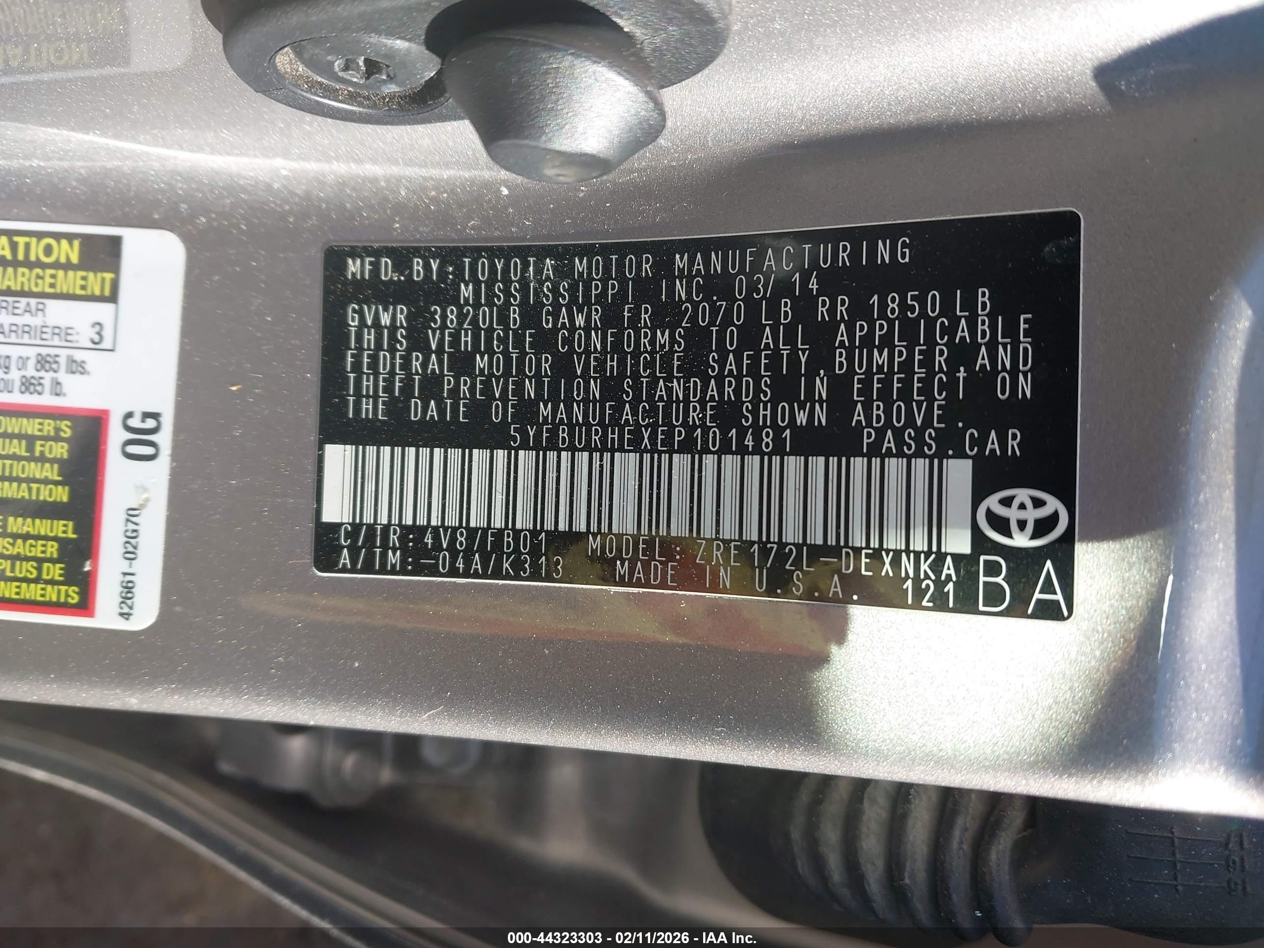 TOYOTA COROLLA image 9