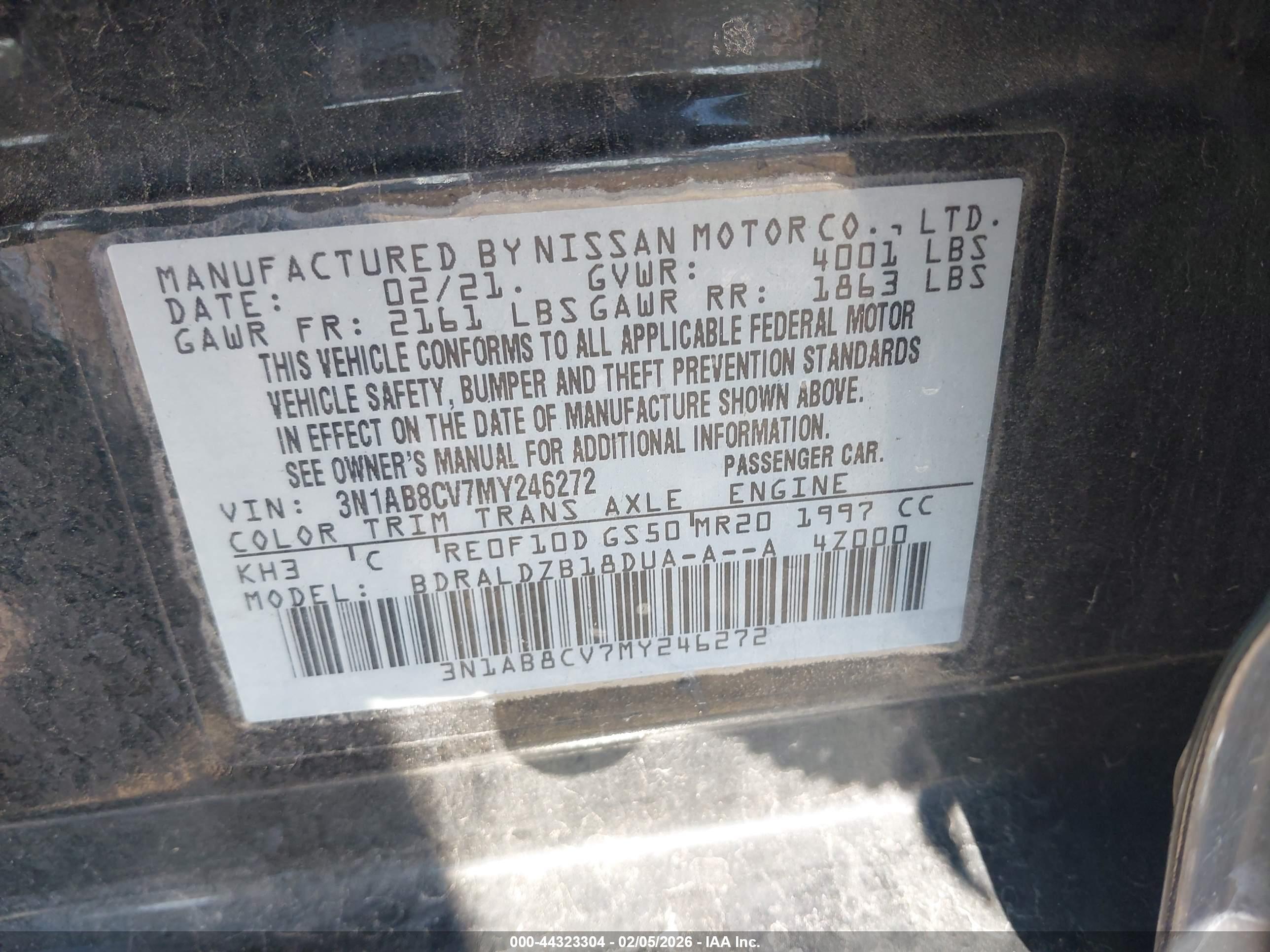 NISSAN SENTRA image 9