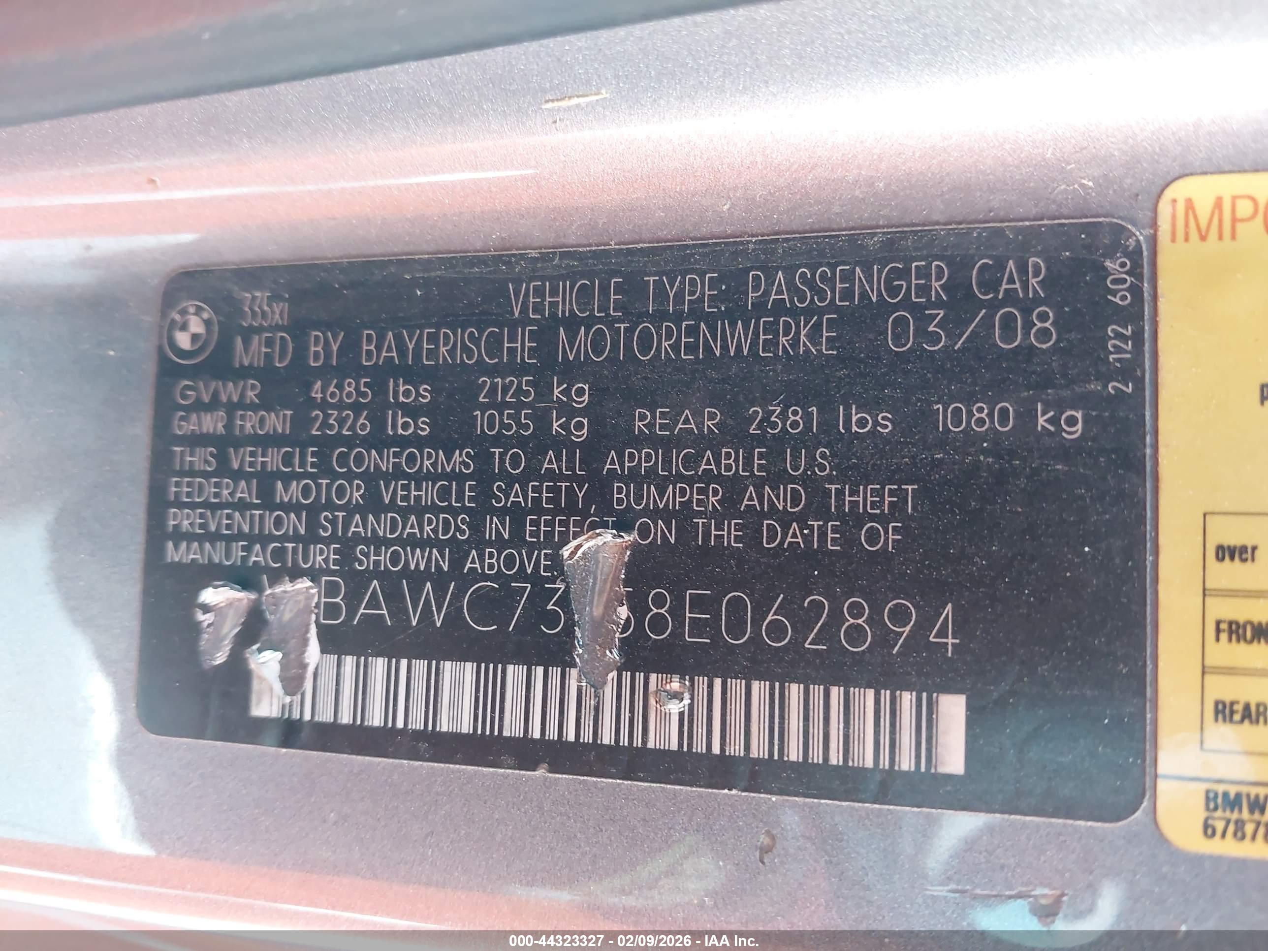 BMW 335XI image 9