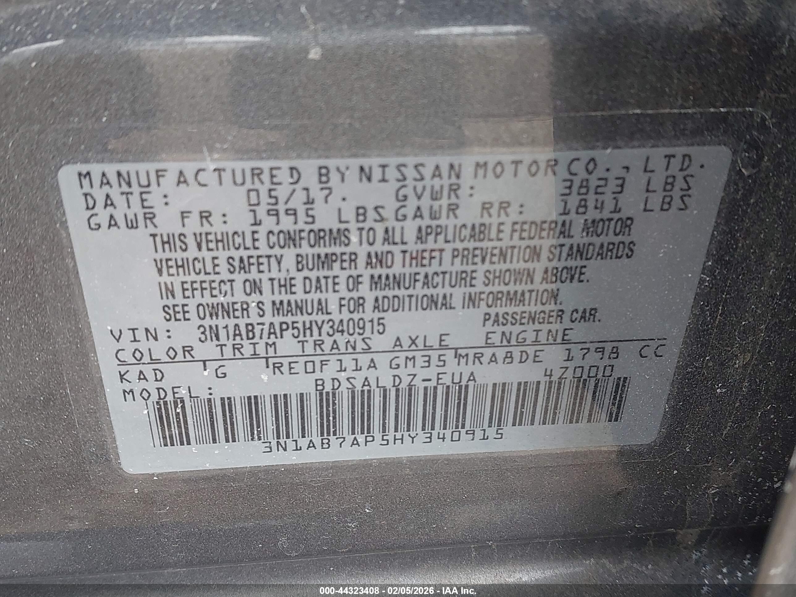NISSAN SENTRA image 9