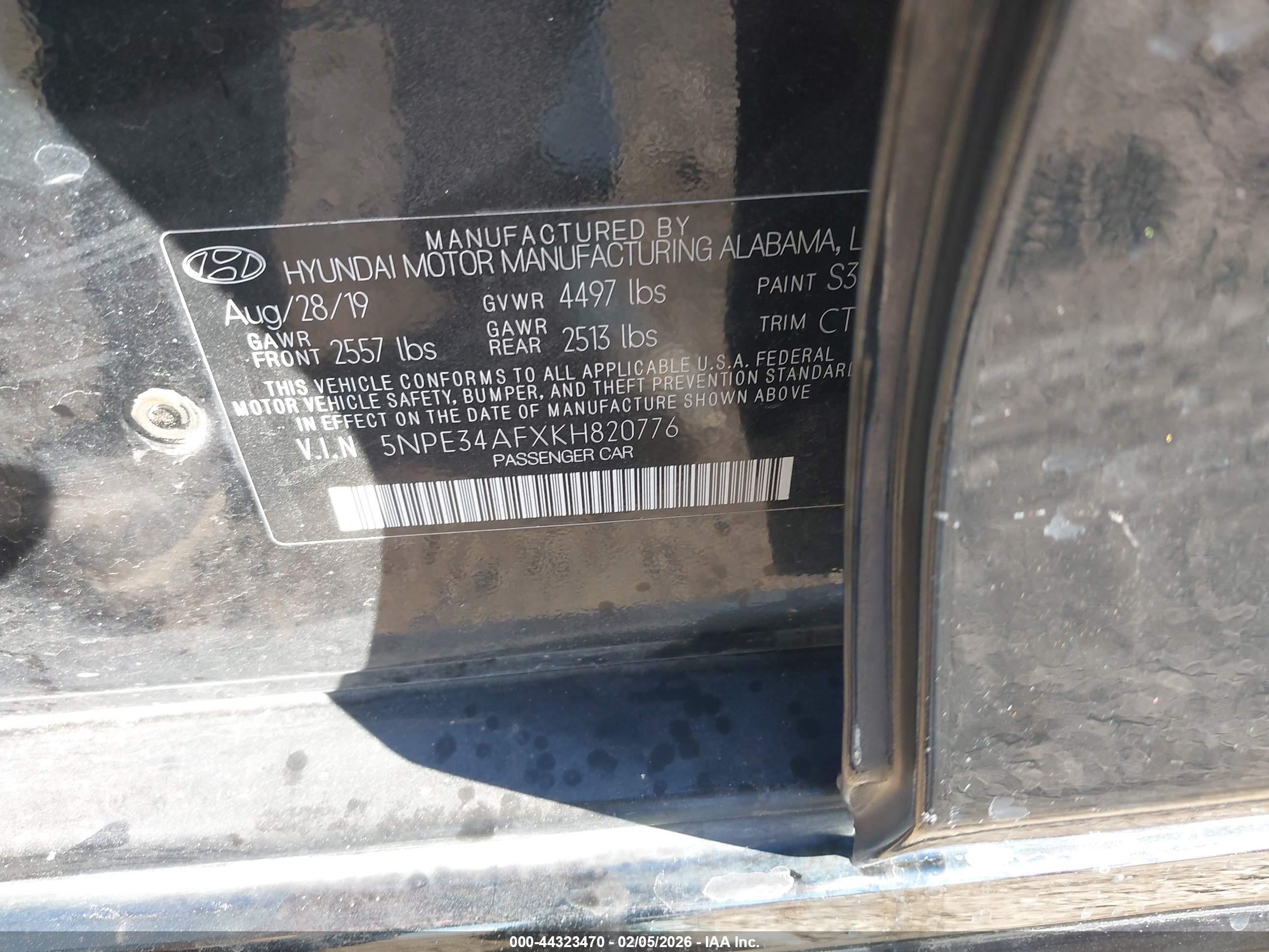 HYUNDAI SONATA image 9