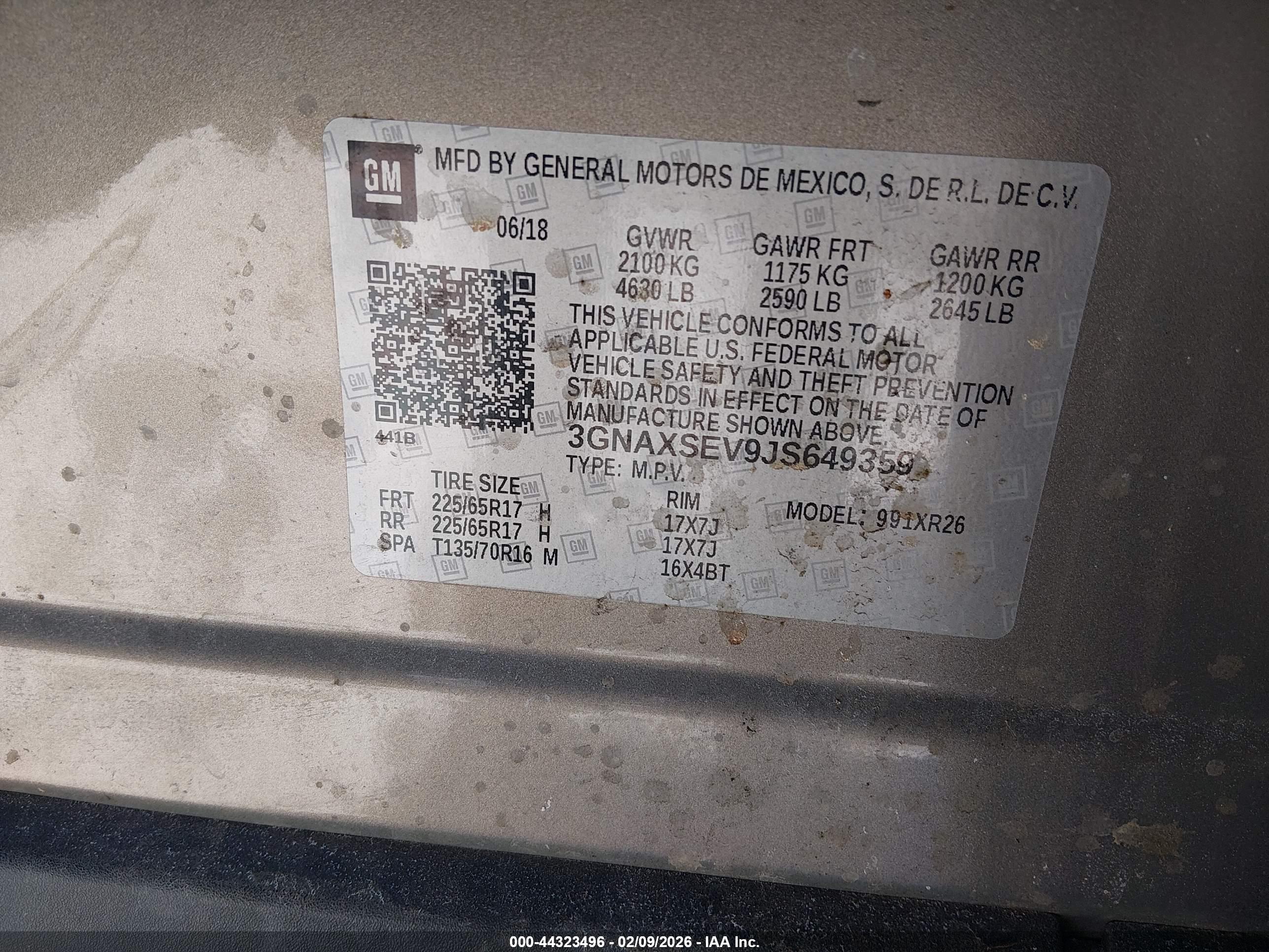CHEVROLET EQUINOX image 9