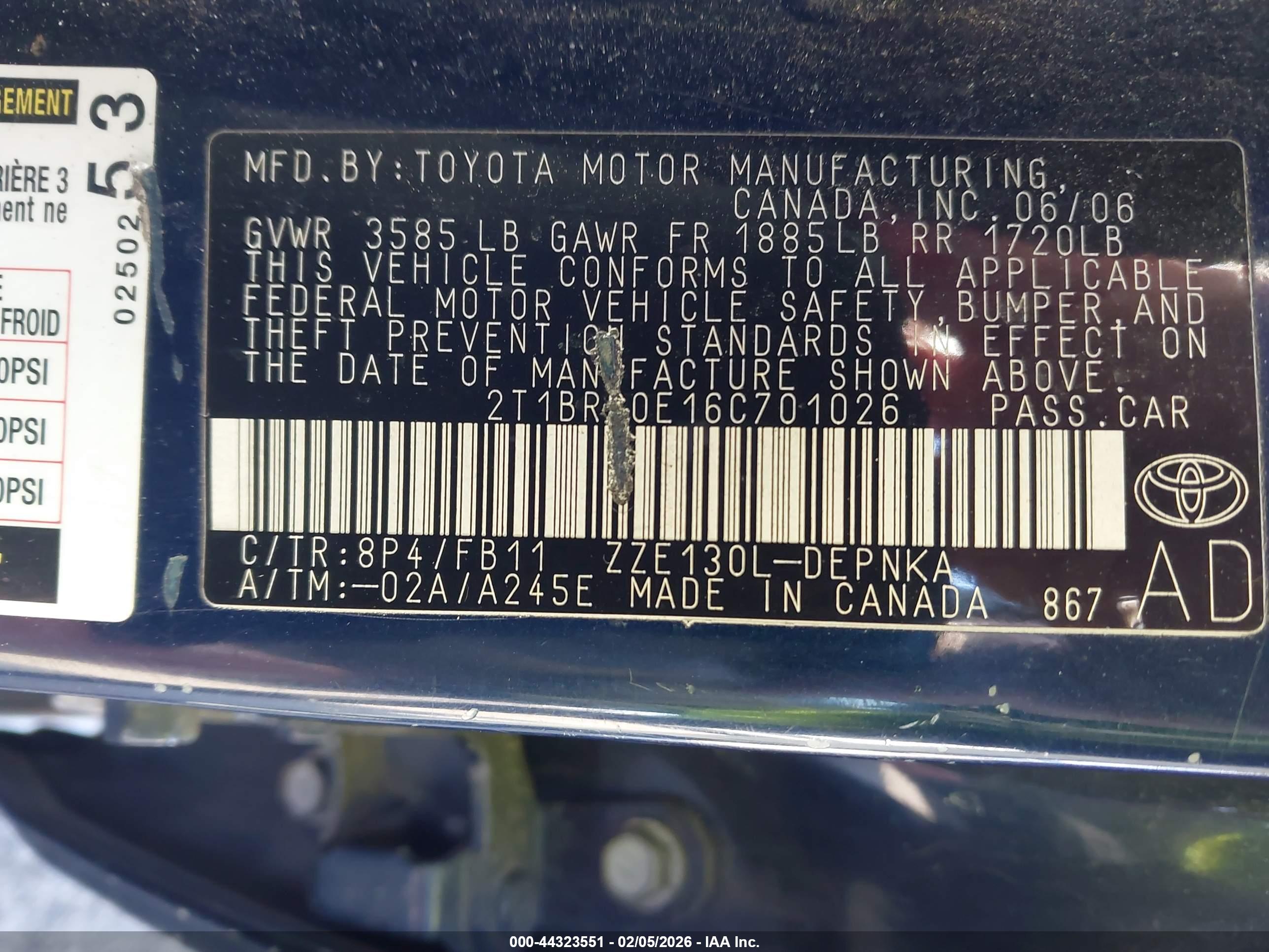 TOYOTA COROLLA image 9