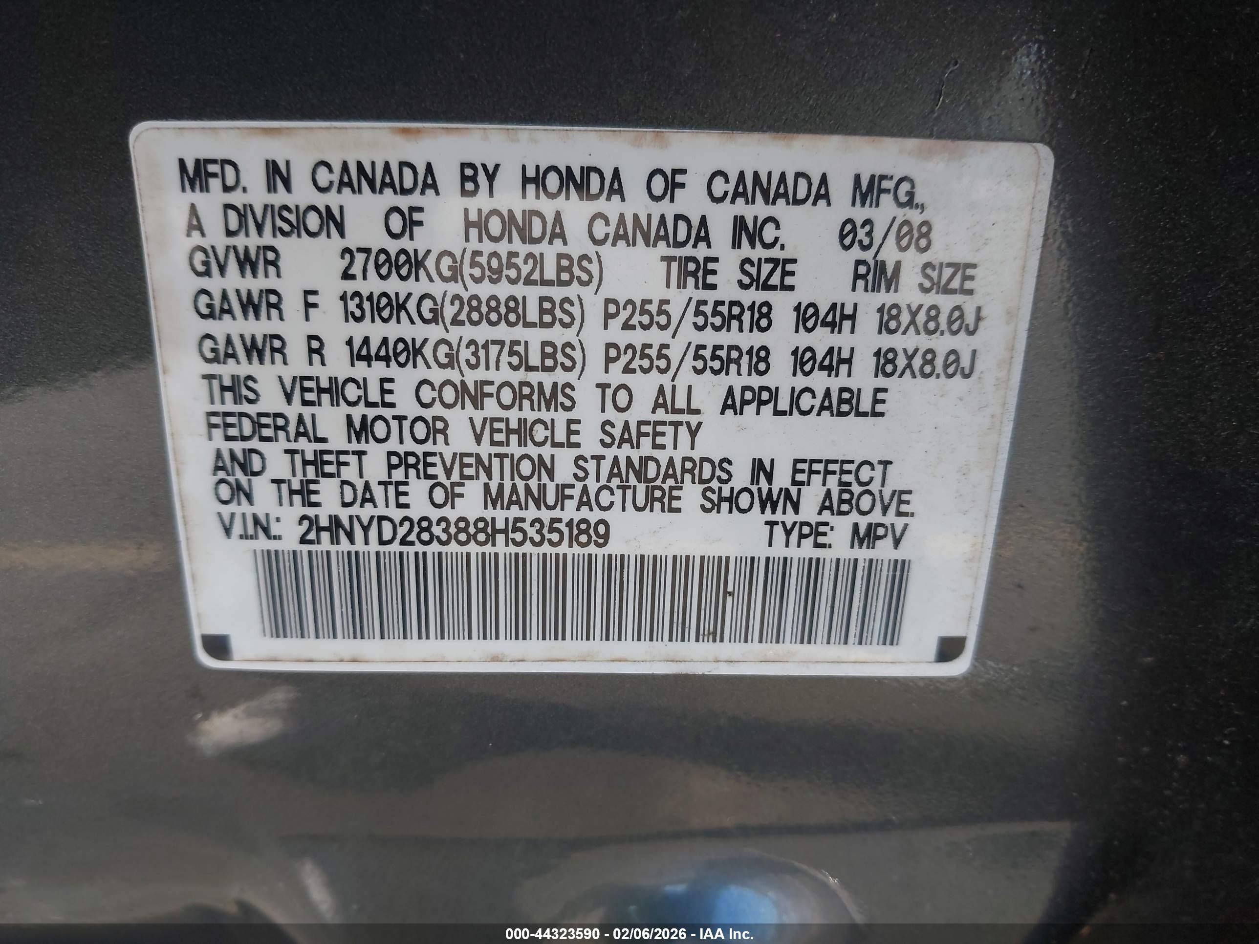 ACURA MDX image 9