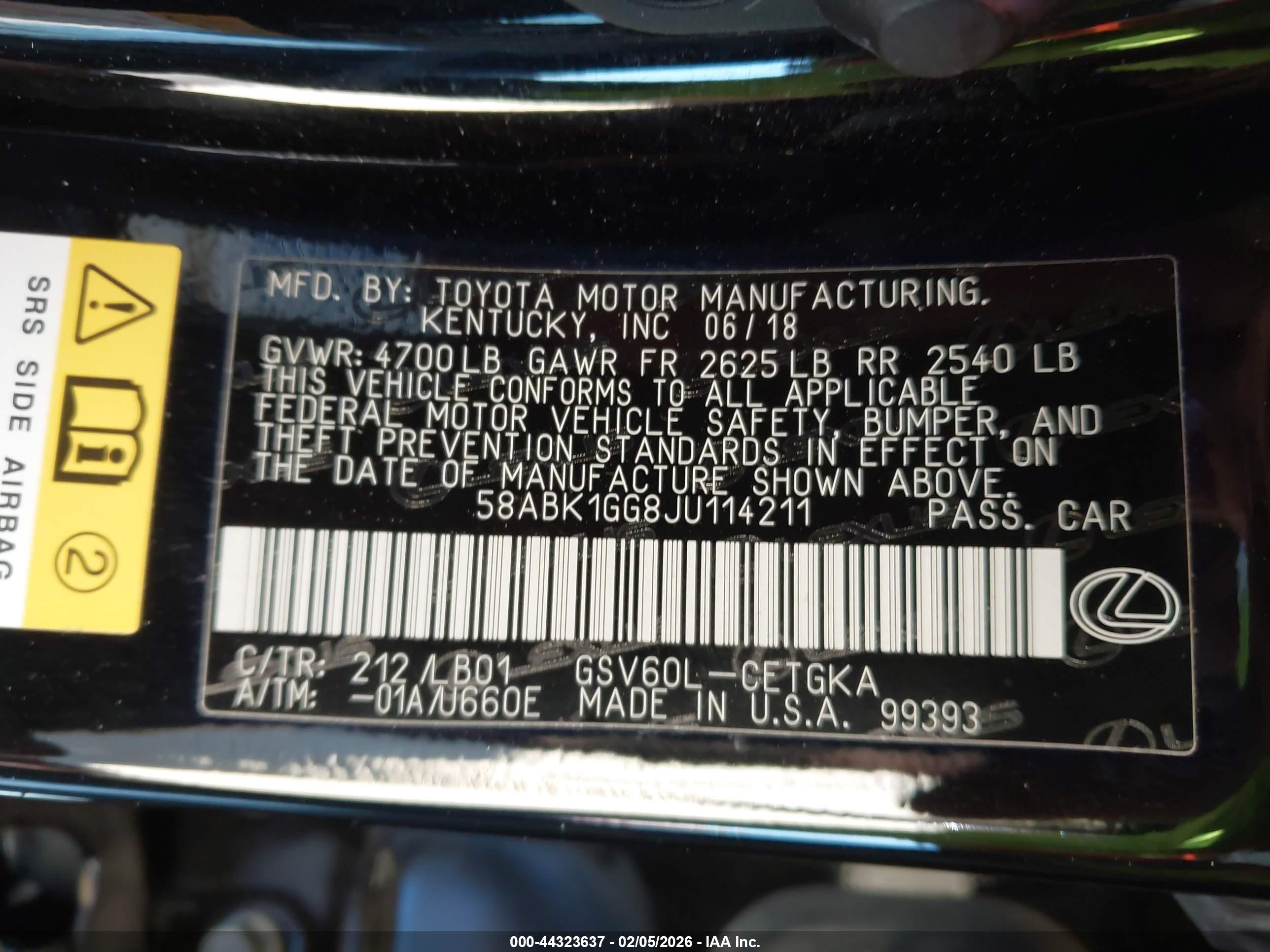 LEXUS ES image 9